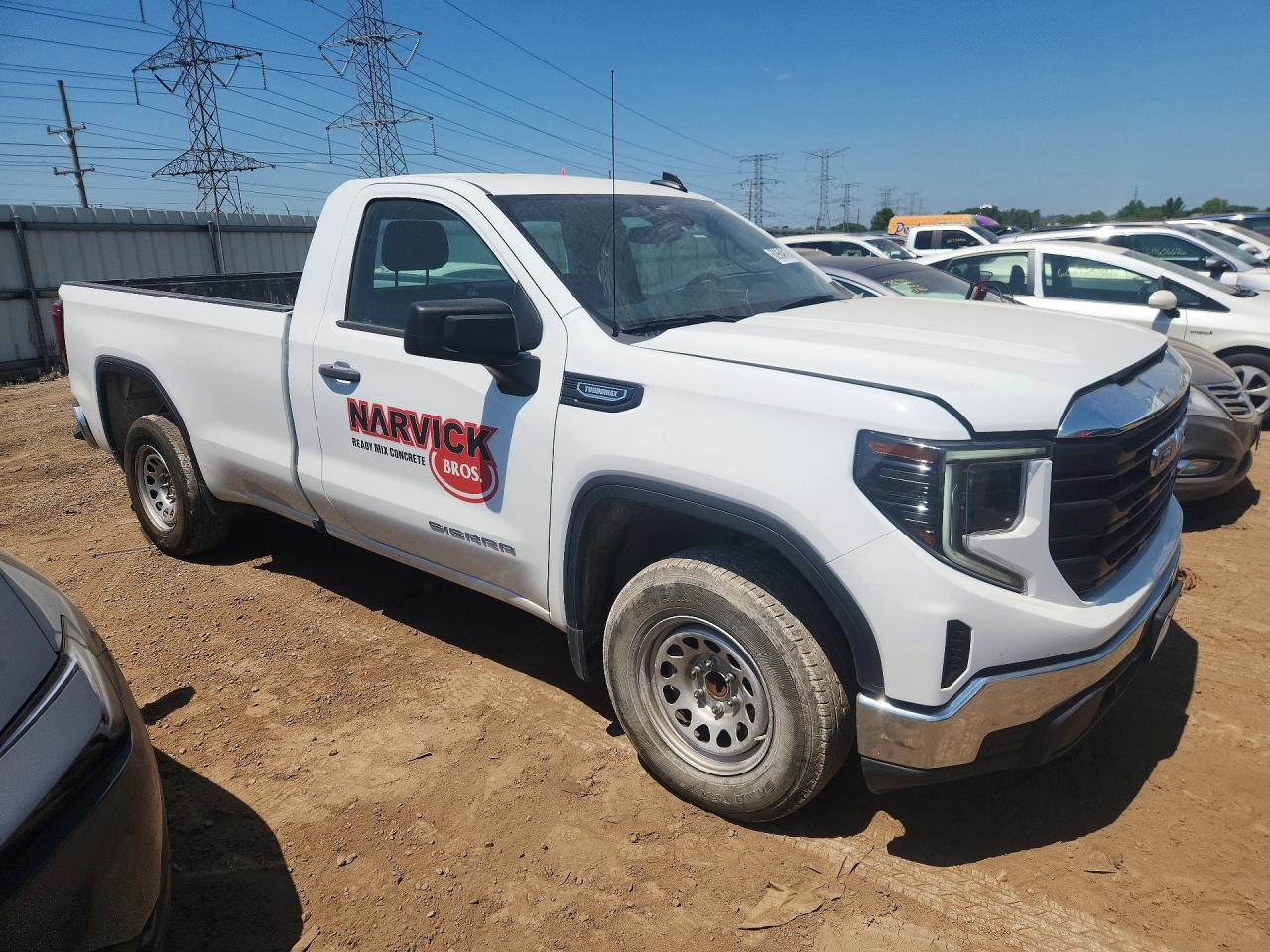 2024 Gmc Sierra C1500 White vin: 3GTNHAEK8RG425537