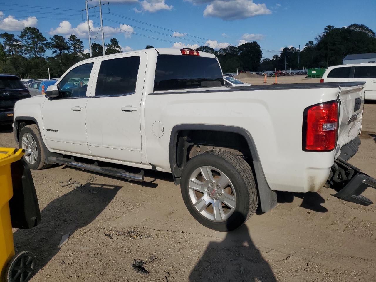 2018 Gmc Sierra C1500 Sle White vin: 3GTP1MEC9JG195373