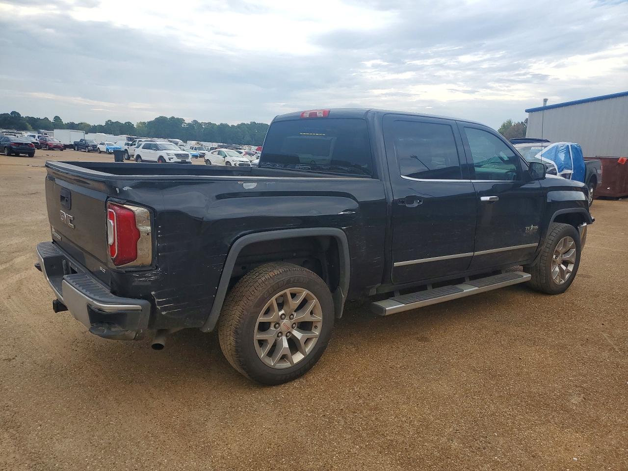 2016 Gmc Sierra C1500 Slt Black vin: 3GTP1NEC4GG221604