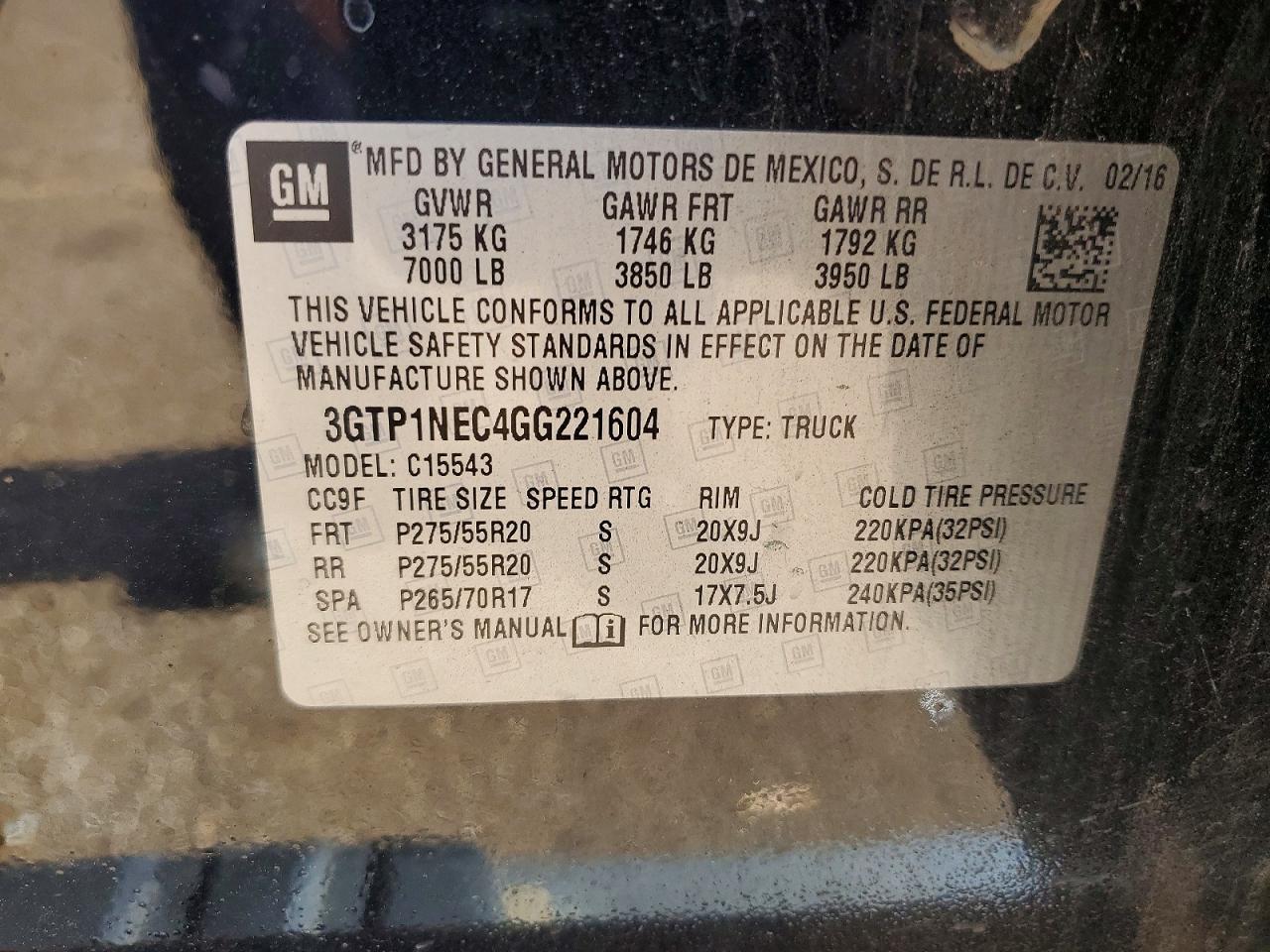 2016 Gmc Sierra C1500 Slt Black vin: 3GTP1NEC4GG221604
