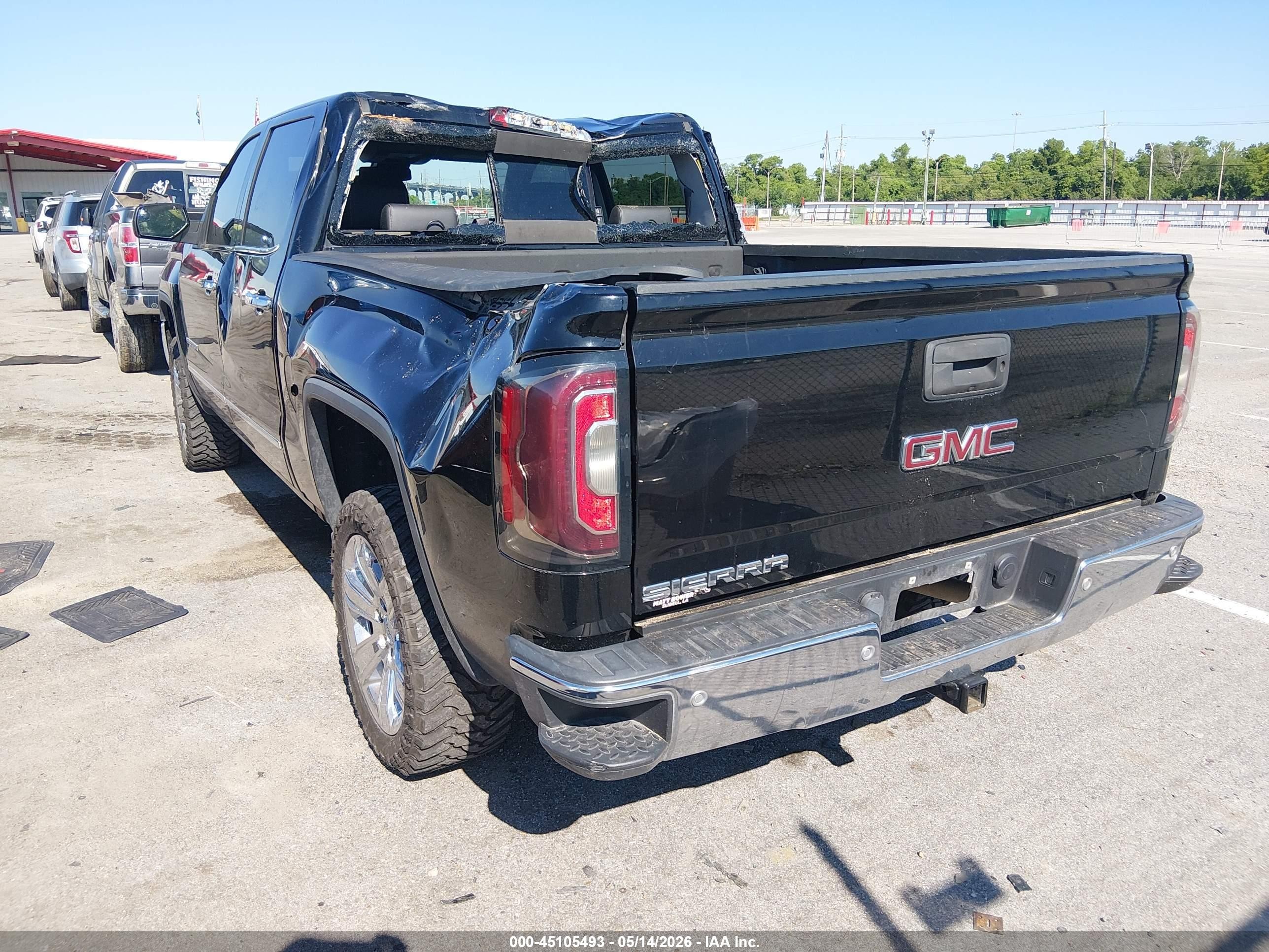 2016 Gmc Sierra 1500 Slt Black vin: 3GTP1NEC5GG196518