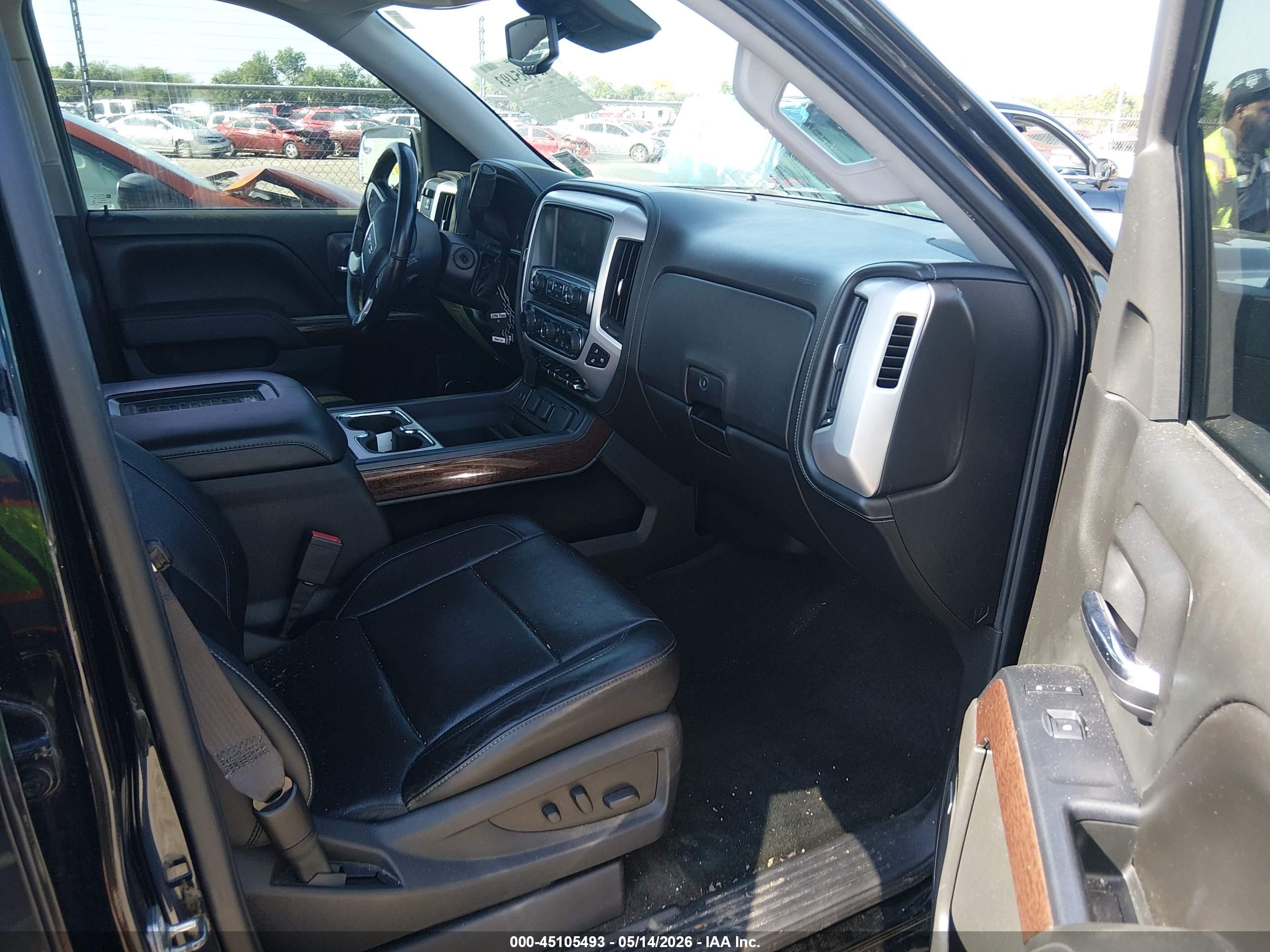 2016 Gmc Sierra 1500 Slt Black vin: 3GTP1NEC5GG196518