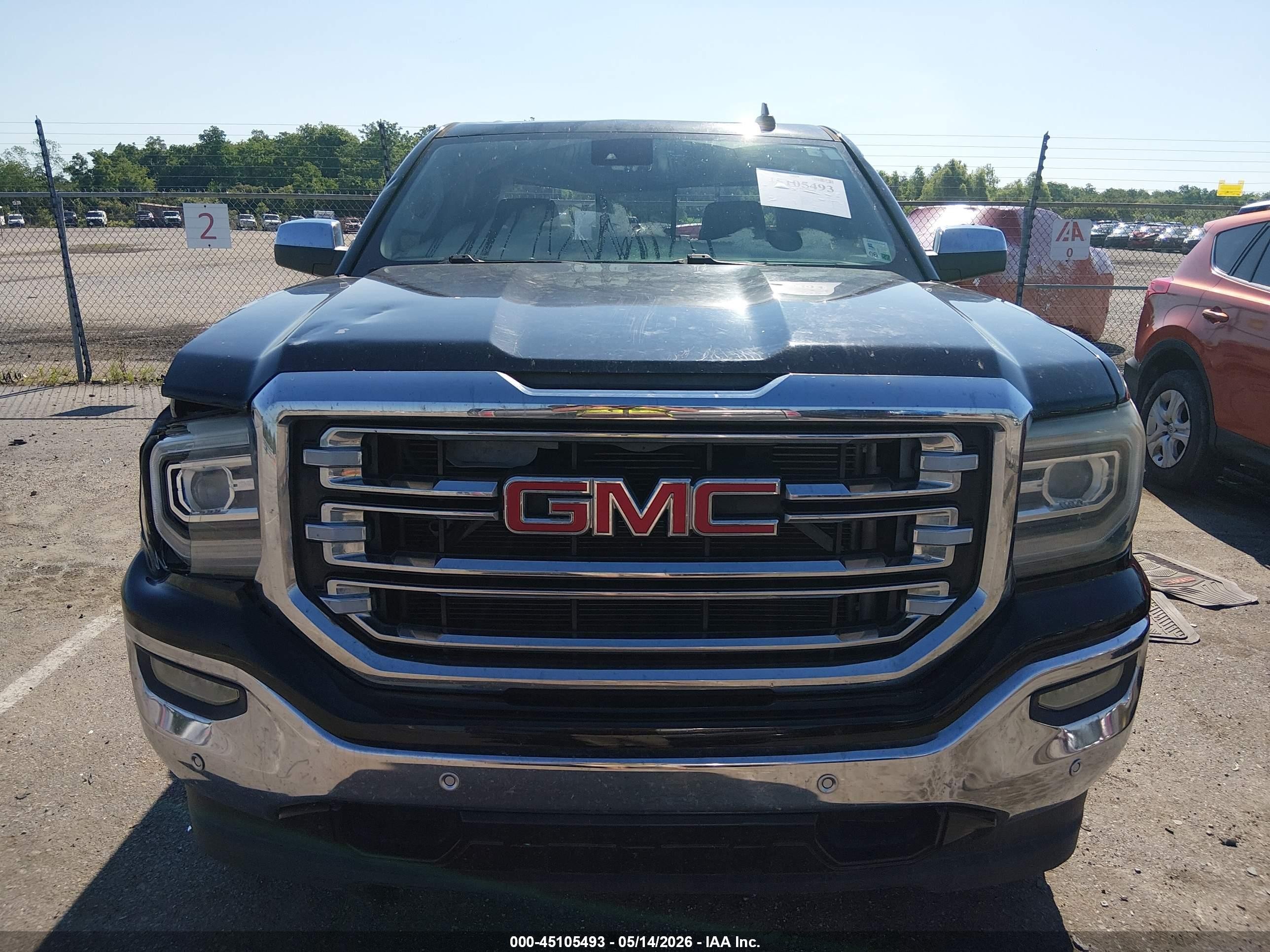 2016 Gmc Sierra 1500 Slt Black vin: 3GTP1NEC5GG196518