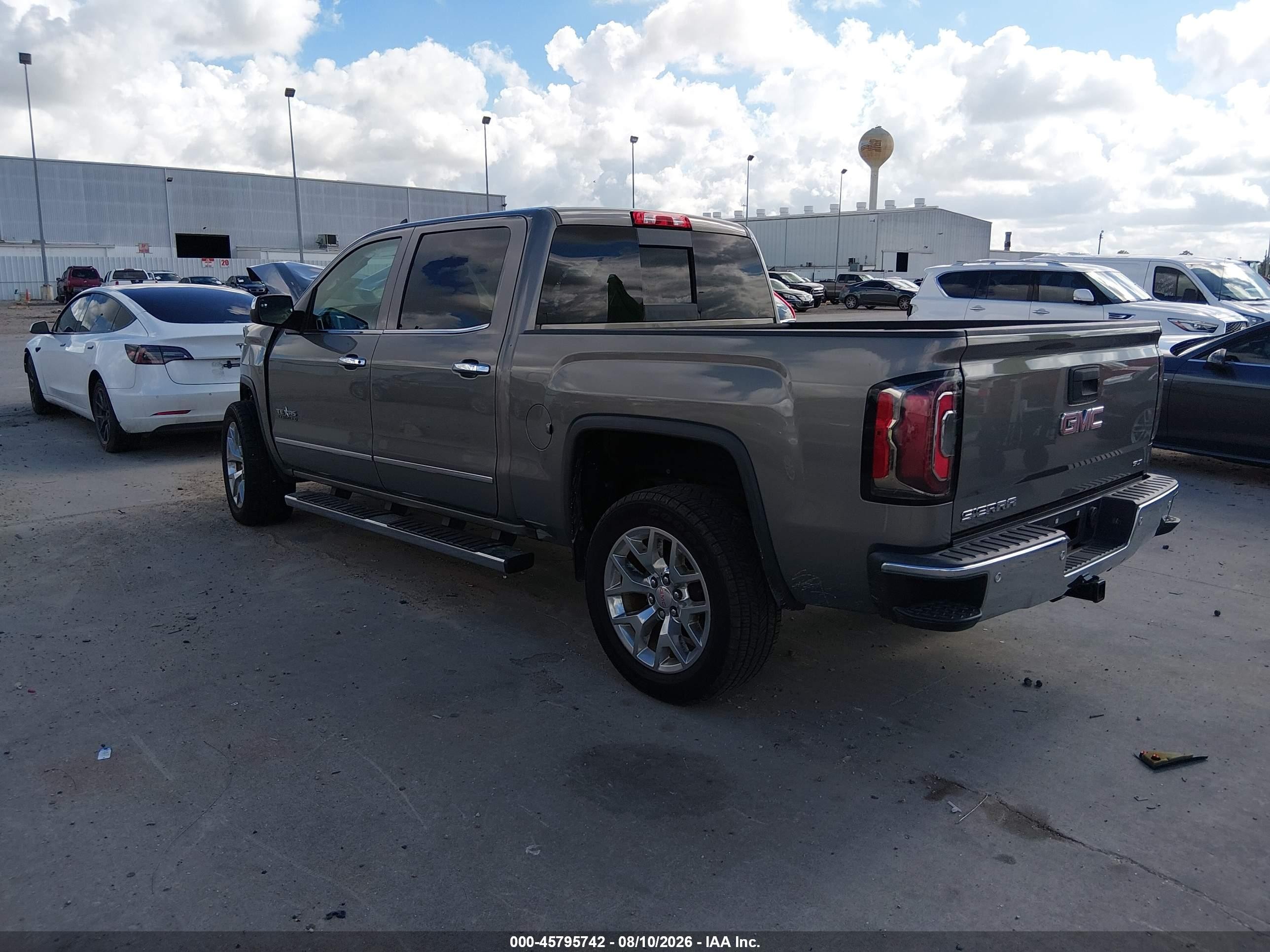 2017 Gmc Sierra 1500 Slt Gray vin: 3GTP1NEC5HG390287