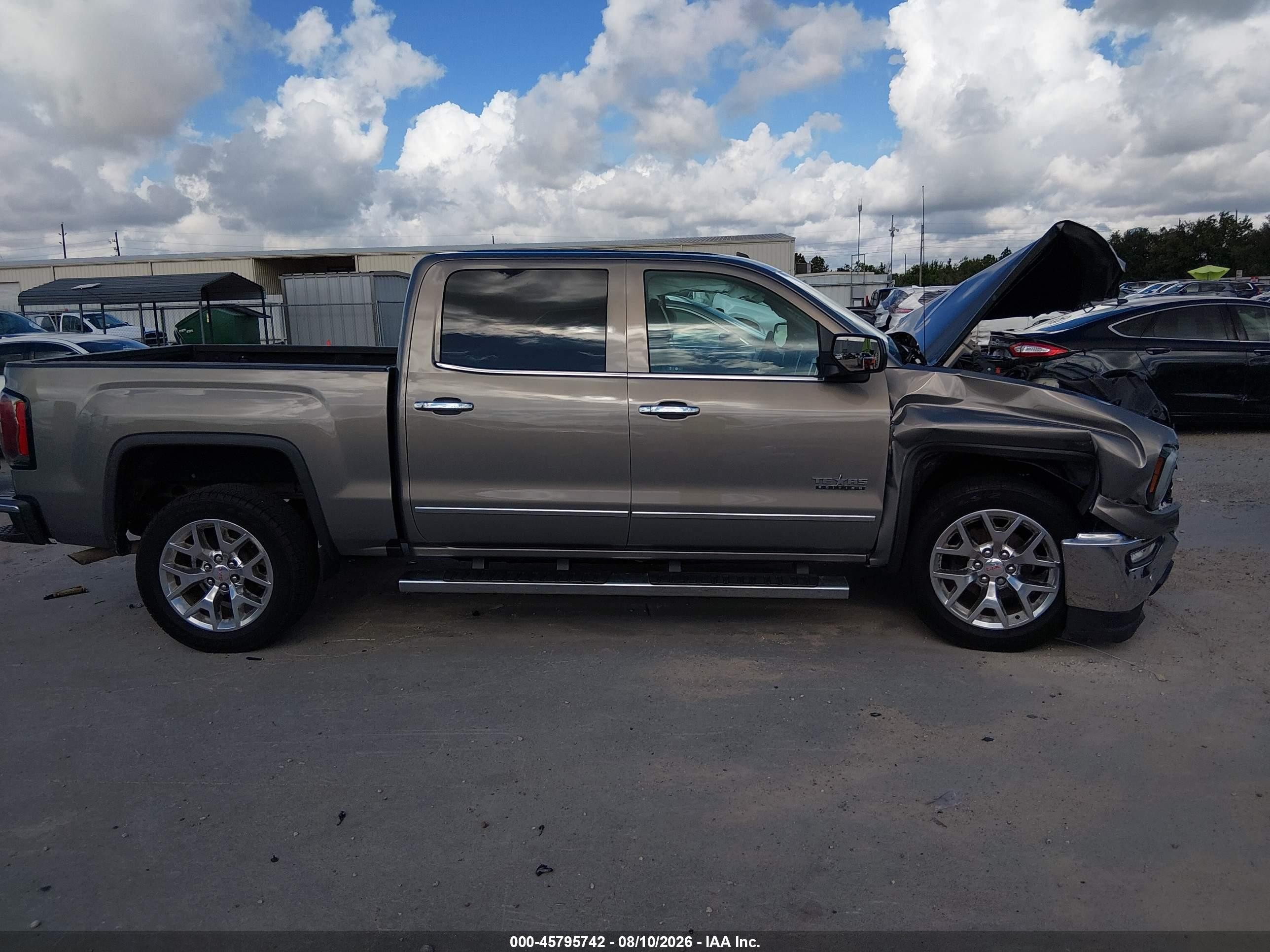 2017 Gmc Sierra 1500 Slt Gray vin: 3GTP1NEC5HG390287