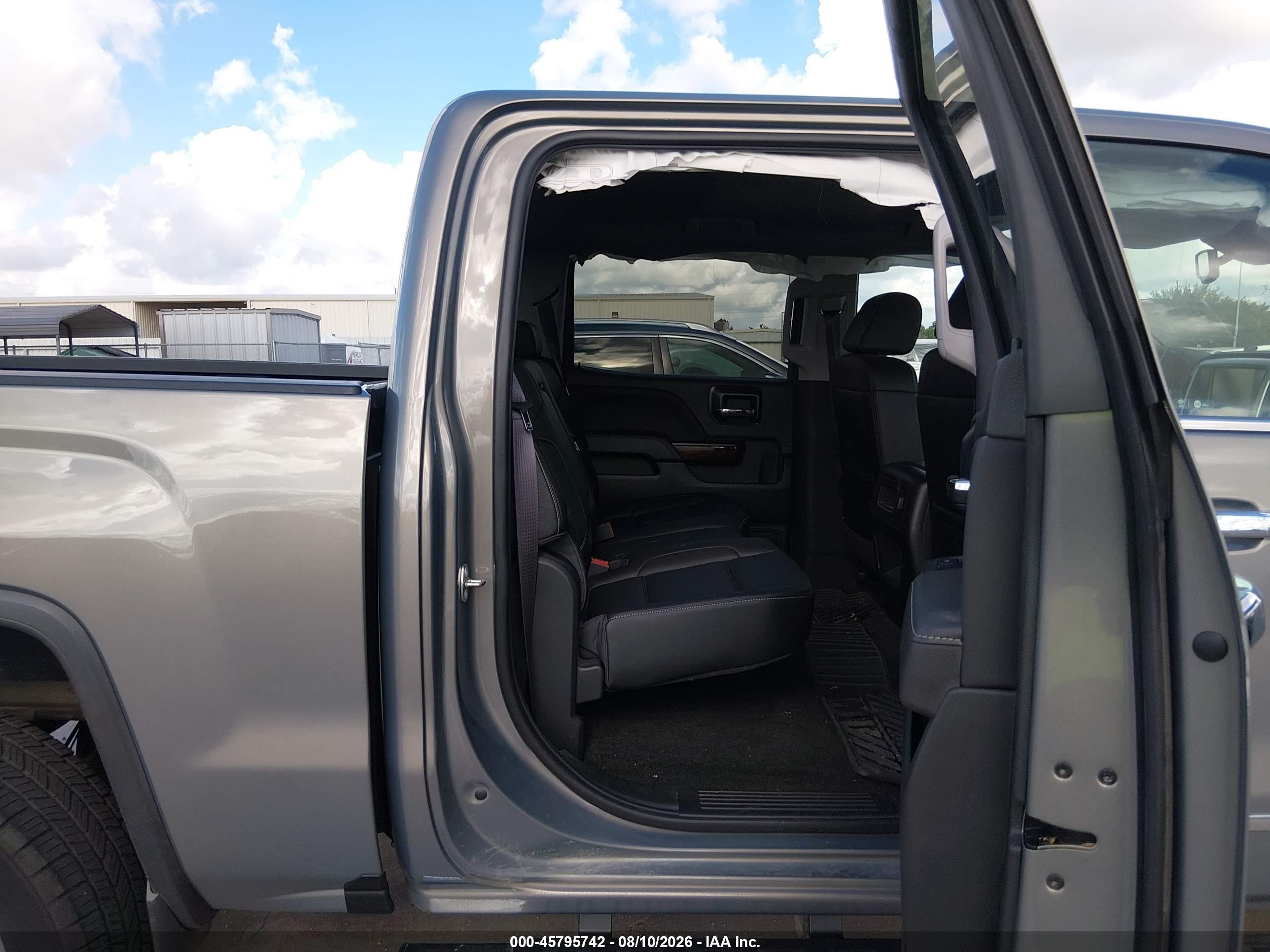 2017 Gmc Sierra 1500 Slt Gray vin: 3GTP1NEC5HG390287