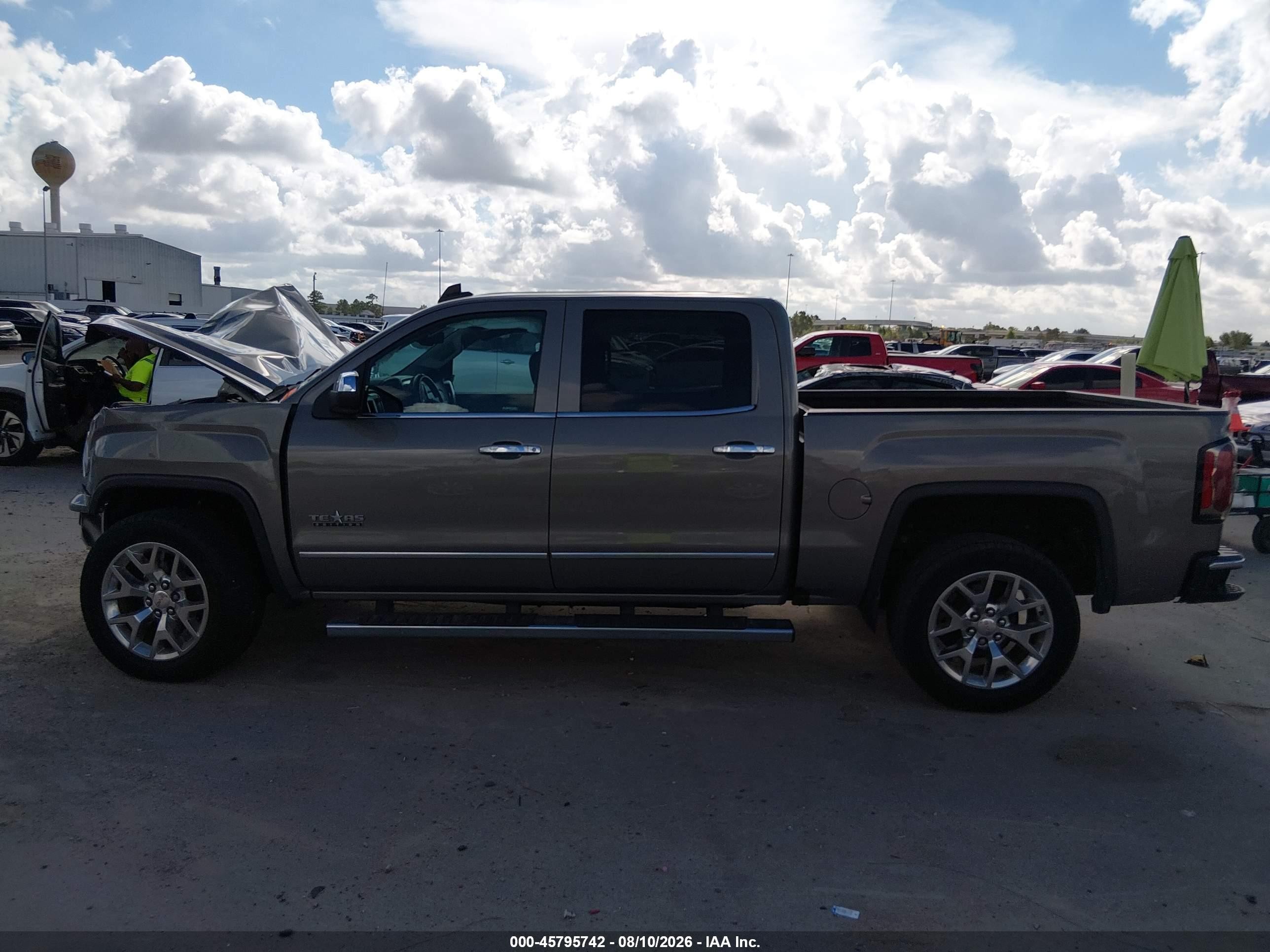 2017 Gmc Sierra 1500 Slt Gray vin: 3GTP1NEC5HG390287