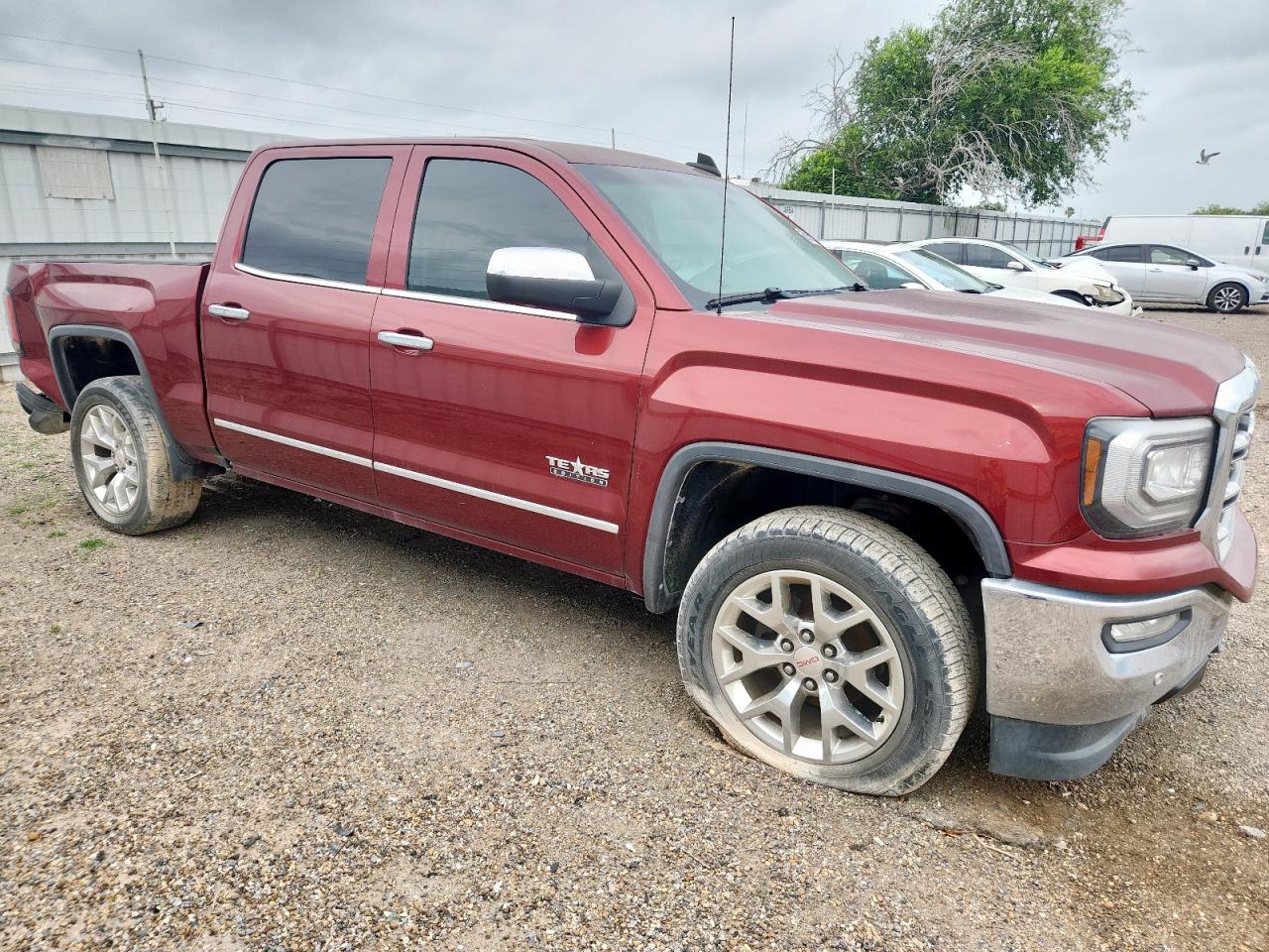 2017 Gmc Sierra C1500 Slt Maroon vin: 3GTP1NEC6HG398348