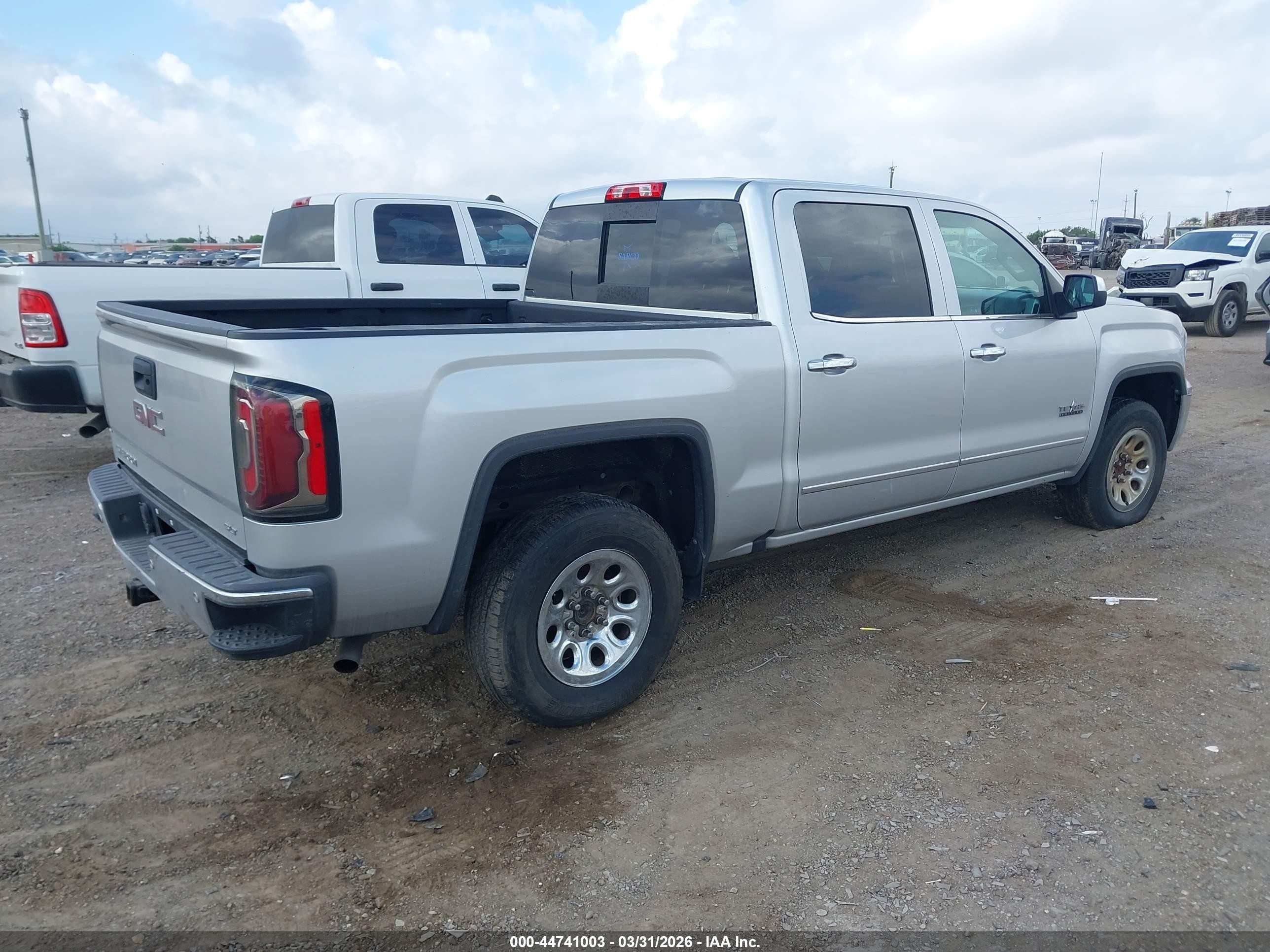 2018 Gmc Sierra 1500 Slt Silver vin: 3GTP1NEC6JG630209