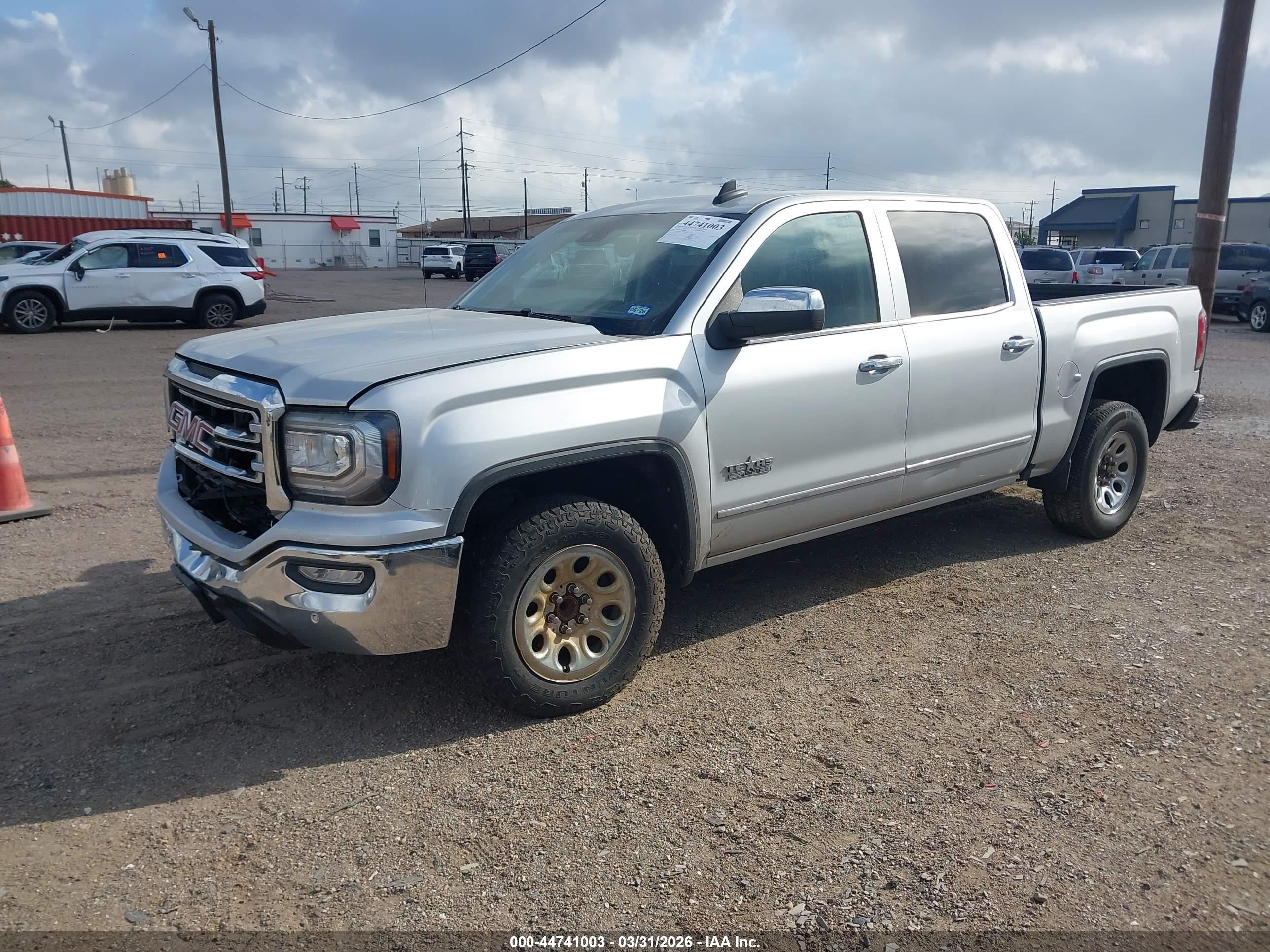 2018 Gmc Sierra 1500 Slt Silver vin: 3GTP1NEC6JG630209