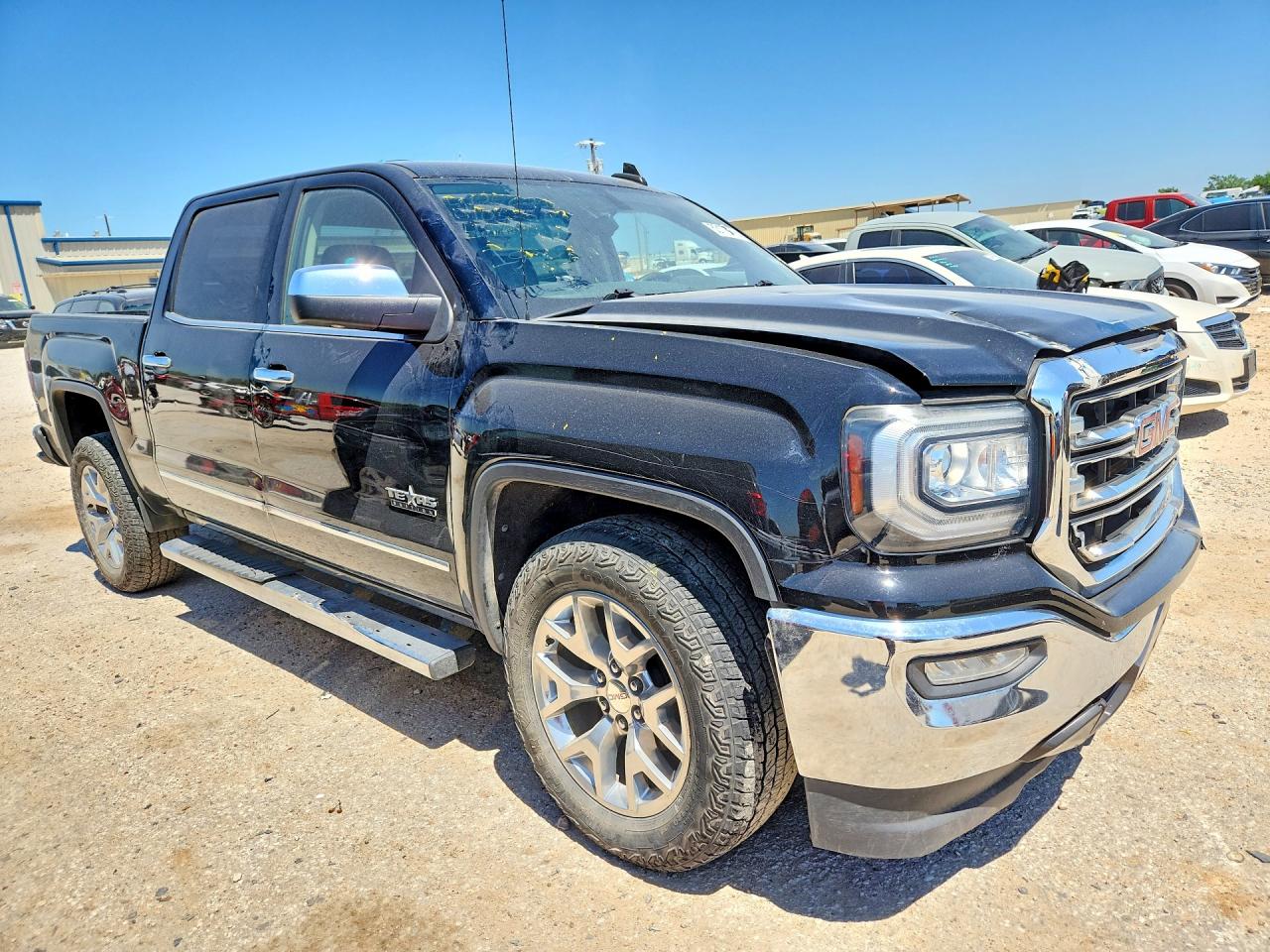 2018 Gmc Sierra C1500 Slt Black vin: 3GTP1NEC7JG496231