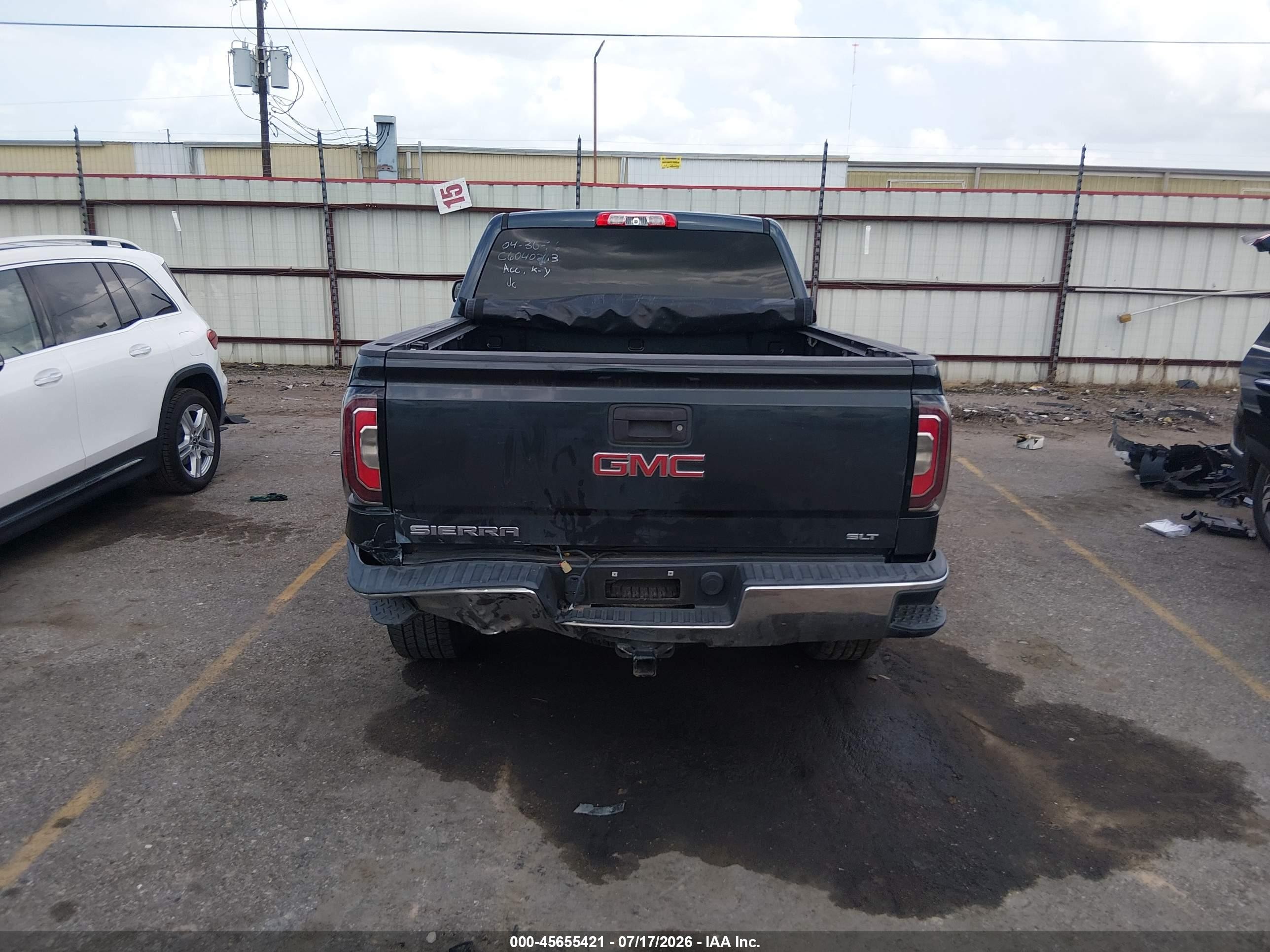 2018 Gmc Sierra 1500 Slt Blue vin: 3GTP1NEC8JG136689