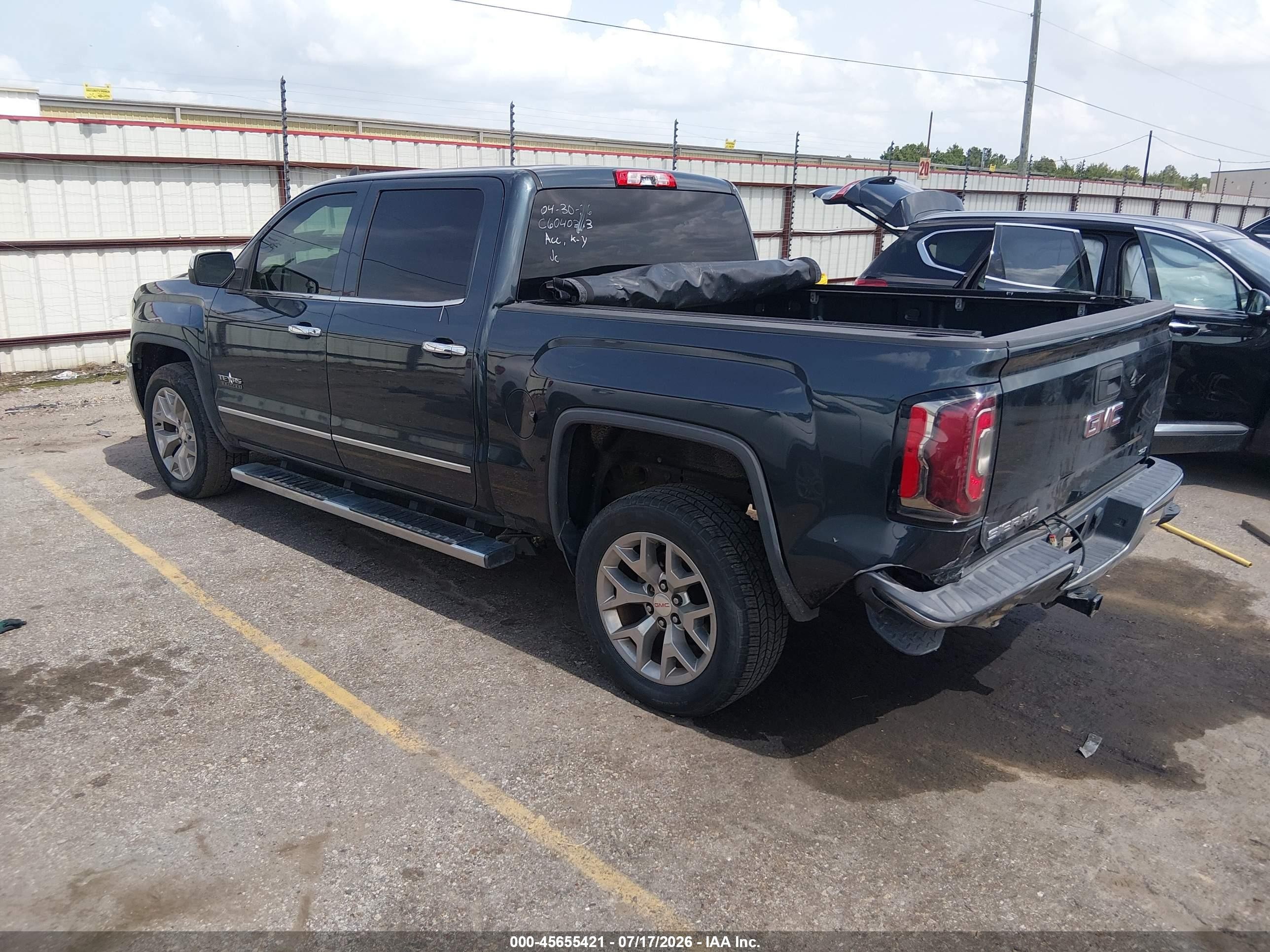 2018 Gmc Sierra 1500 Slt Blue vin: 3GTP1NEC8JG136689