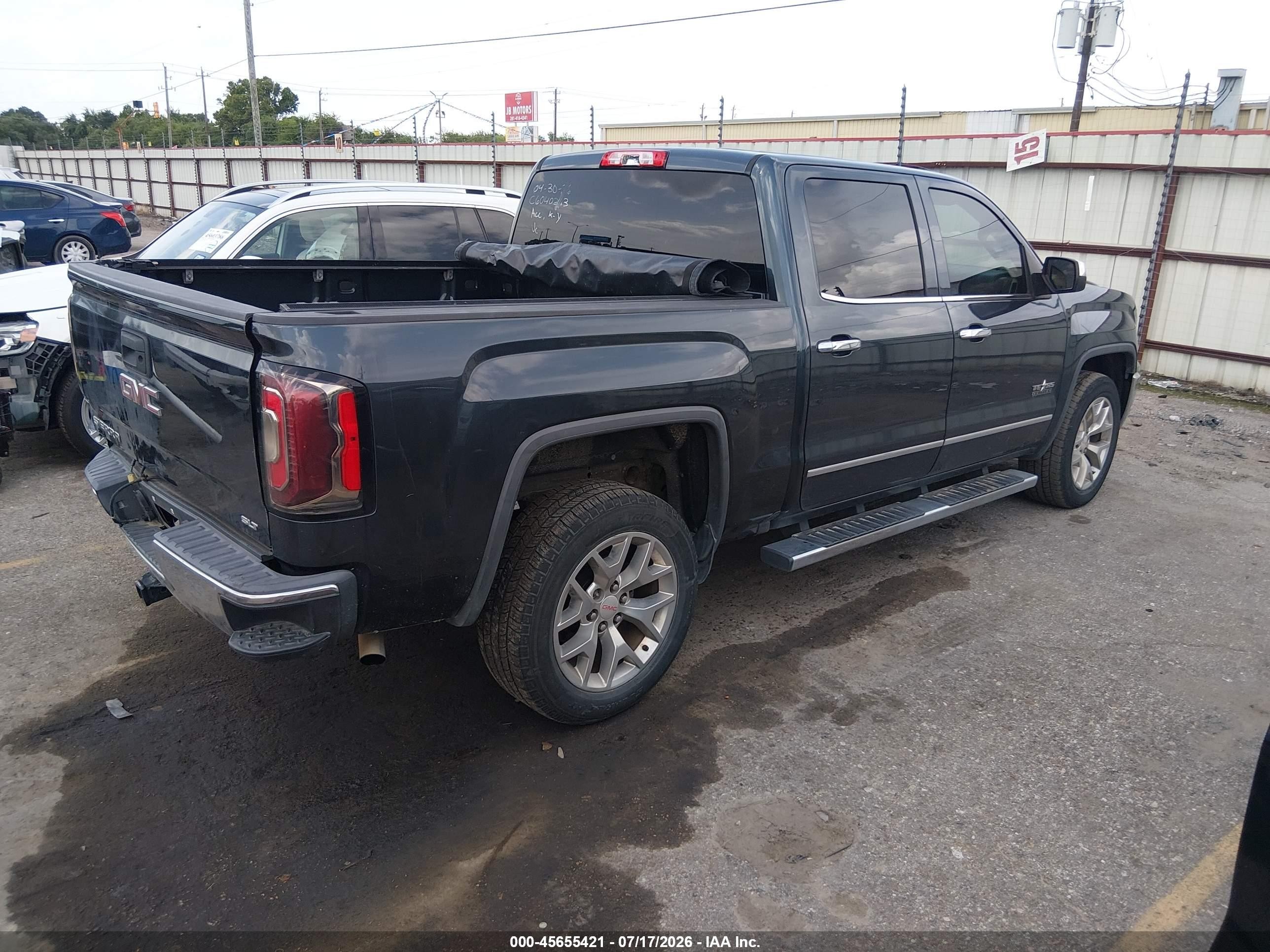 2018 Gmc Sierra 1500 Slt Blue vin: 3GTP1NEC8JG136689