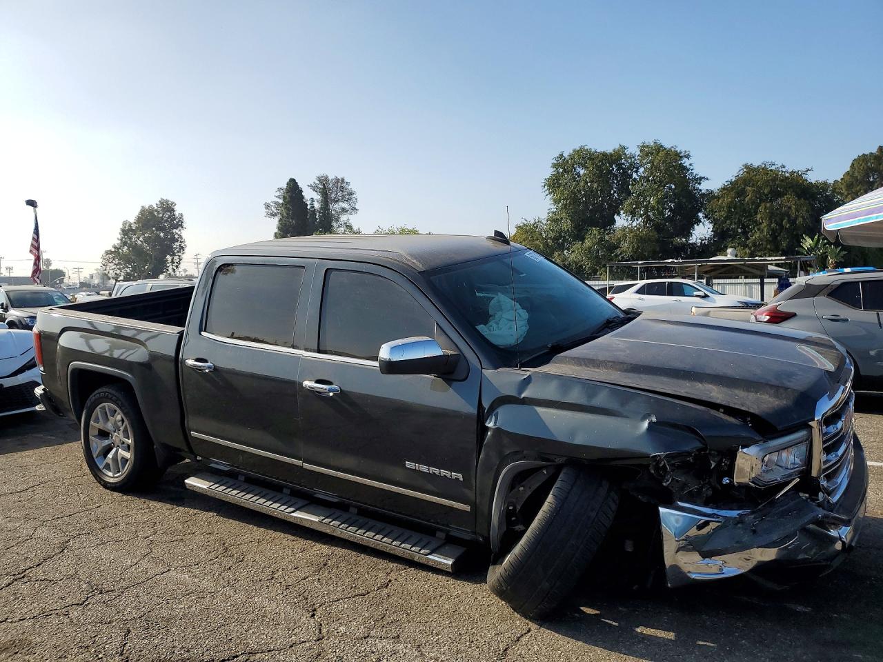2018 Gmc Sierra C1500 Slt Gray vin: 3GTP1NEC8JG274717