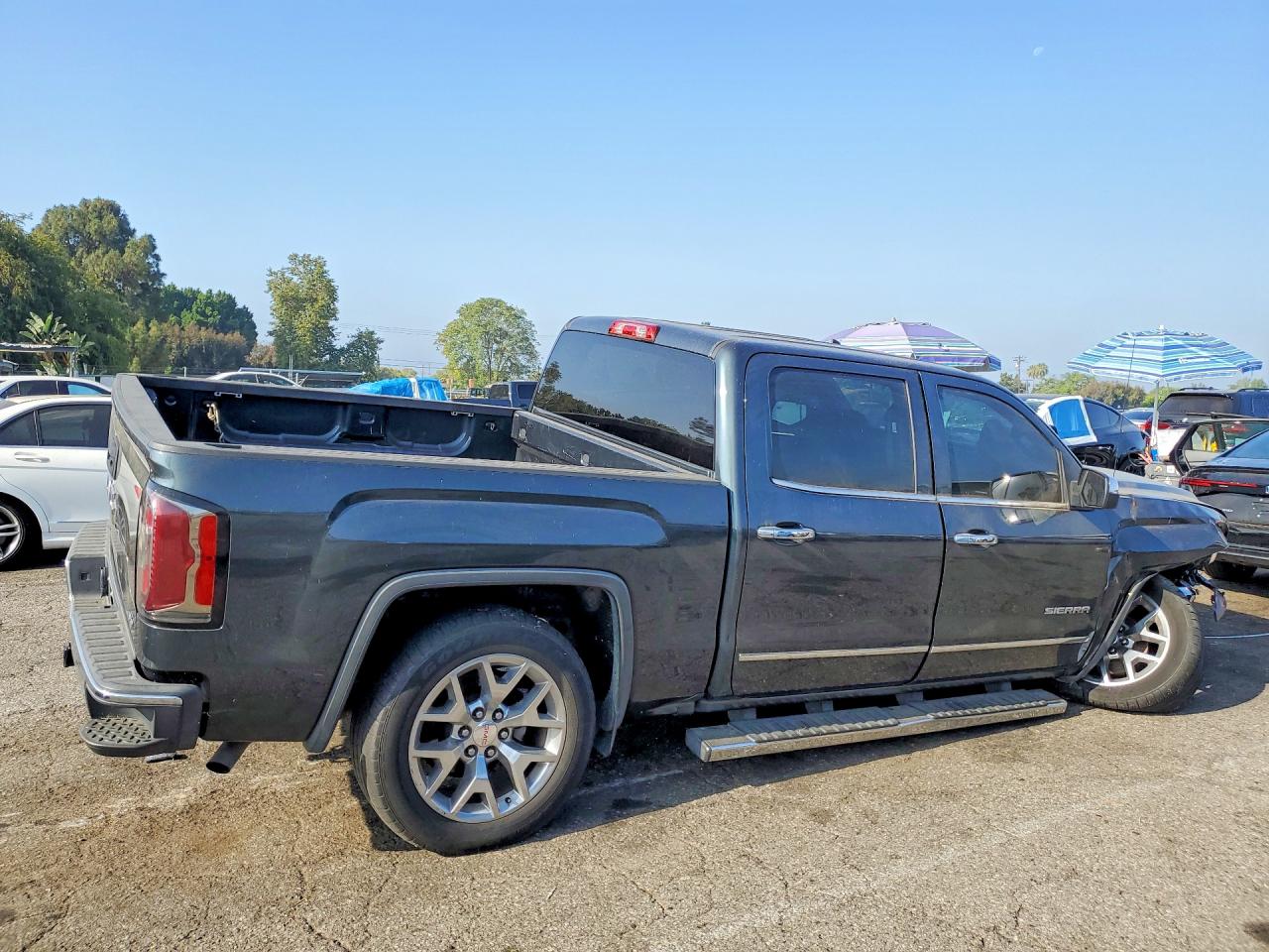 2018 Gmc Sierra C1500 Slt Gray vin: 3GTP1NEC8JG274717