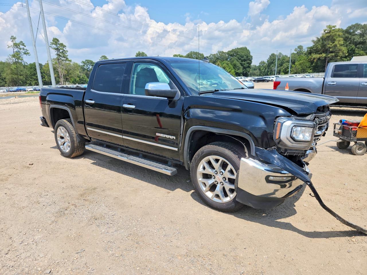 2017 Gmc Sierra C1500 Slt Black vin: 3GTP1NECXHG203741