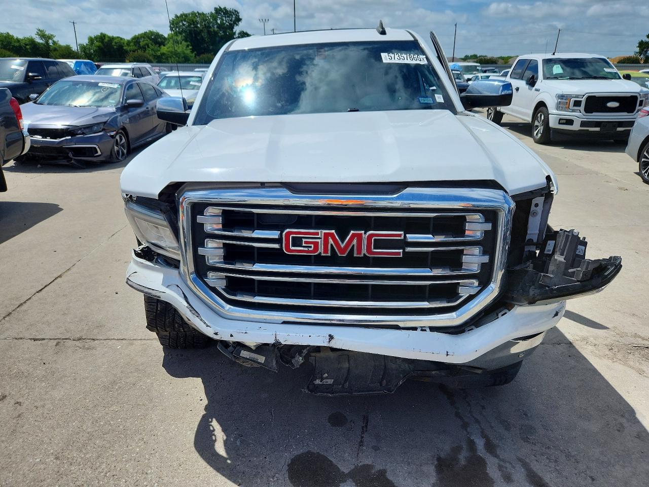 2017 Gmc Sierra C1500 Slt Белый vin: 3GTP1NECXHG349721