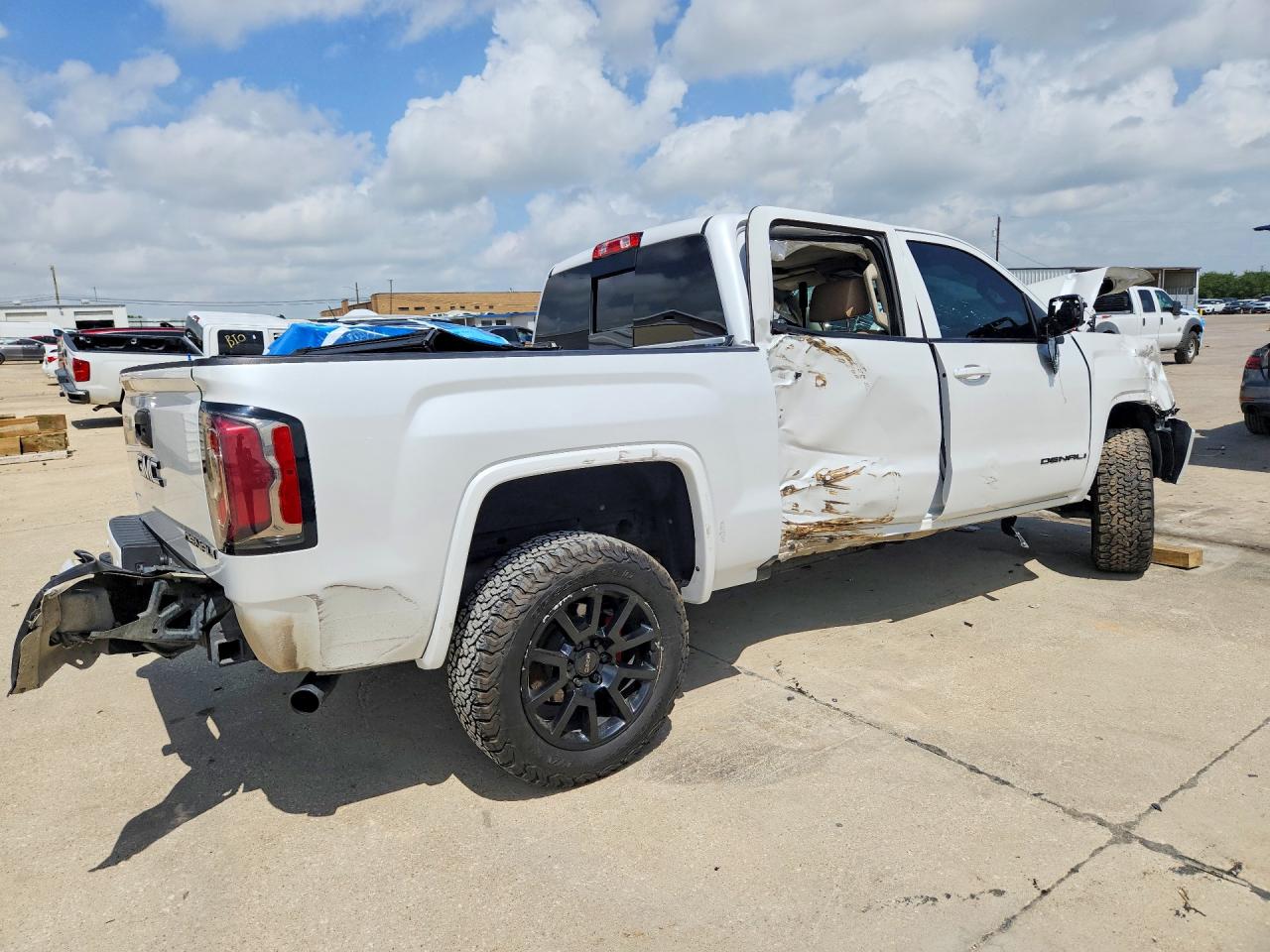 2017 Gmc Sierra C1500 Denali Белый vin: 3GTP1PEJ9HG167504