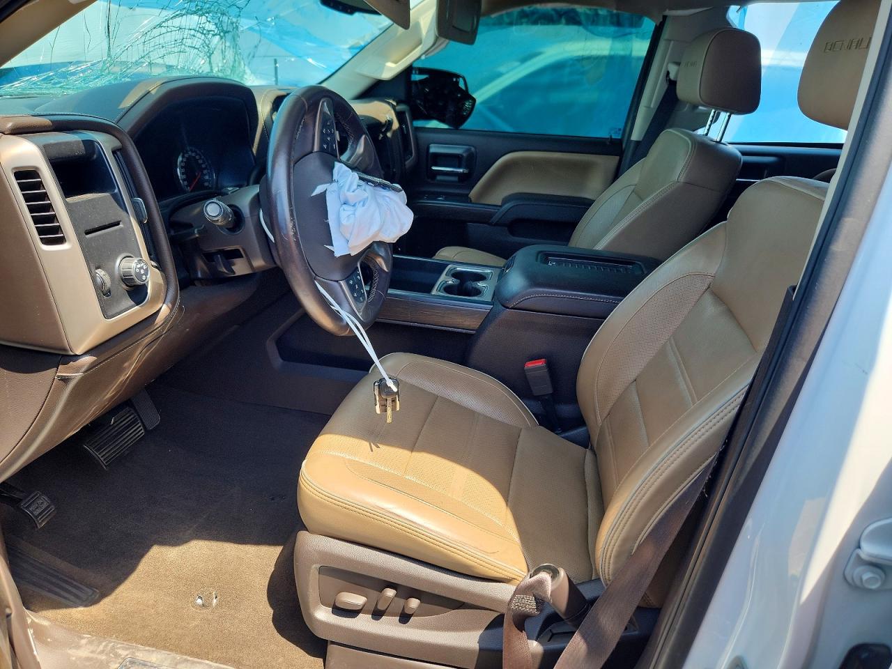 2017 Gmc Sierra C1500 Denali Белый vin: 3GTP1PEJ9HG167504