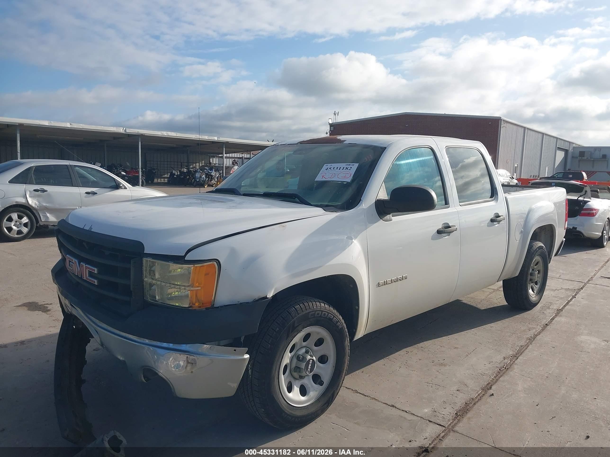 2012 Gmc Sierra 1500 Work Truck White vin: 3GTP1TEA0CG161298