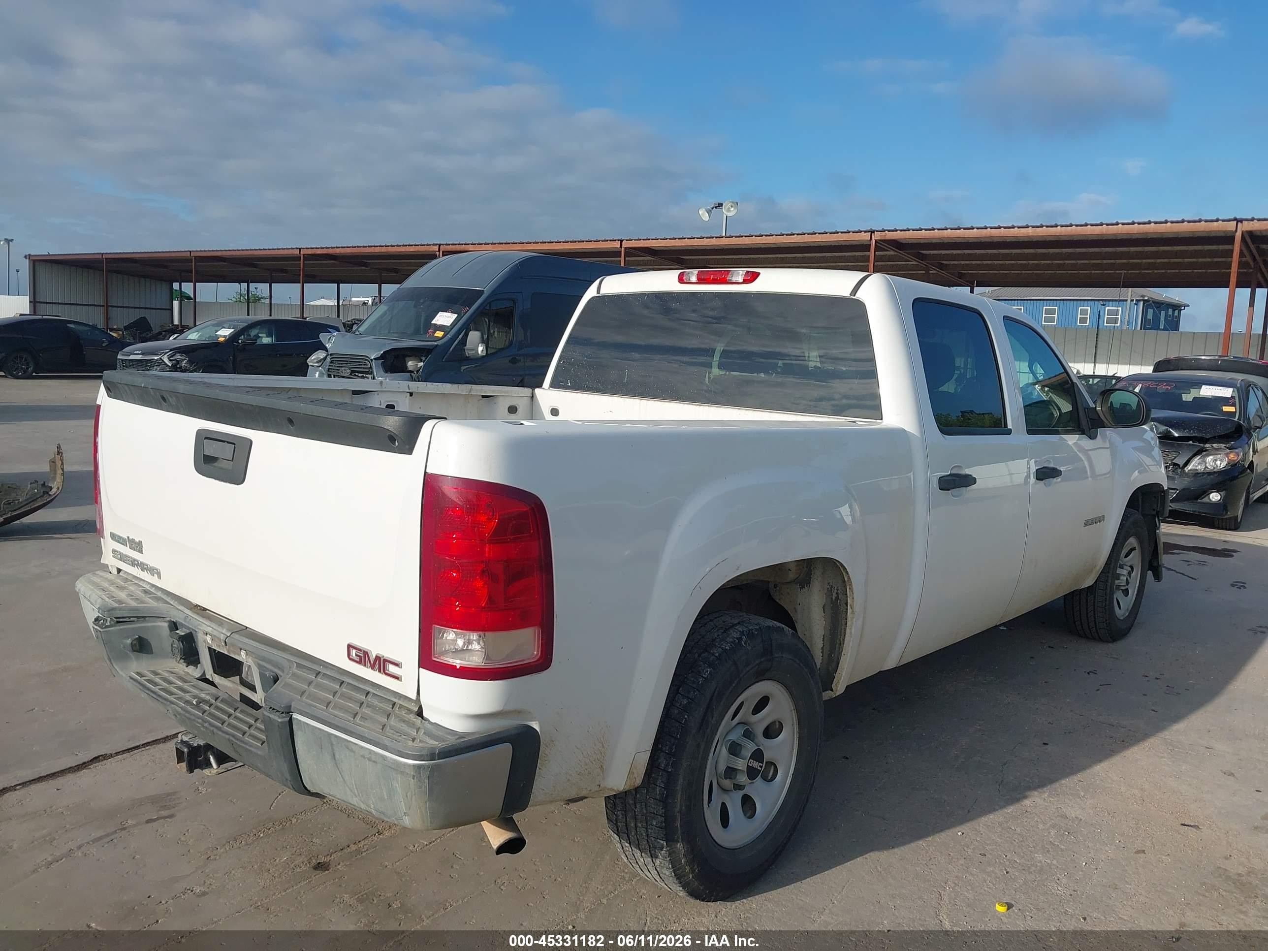 2012 Gmc Sierra 1500 Work Truck White vin: 3GTP1TEA0CG161298