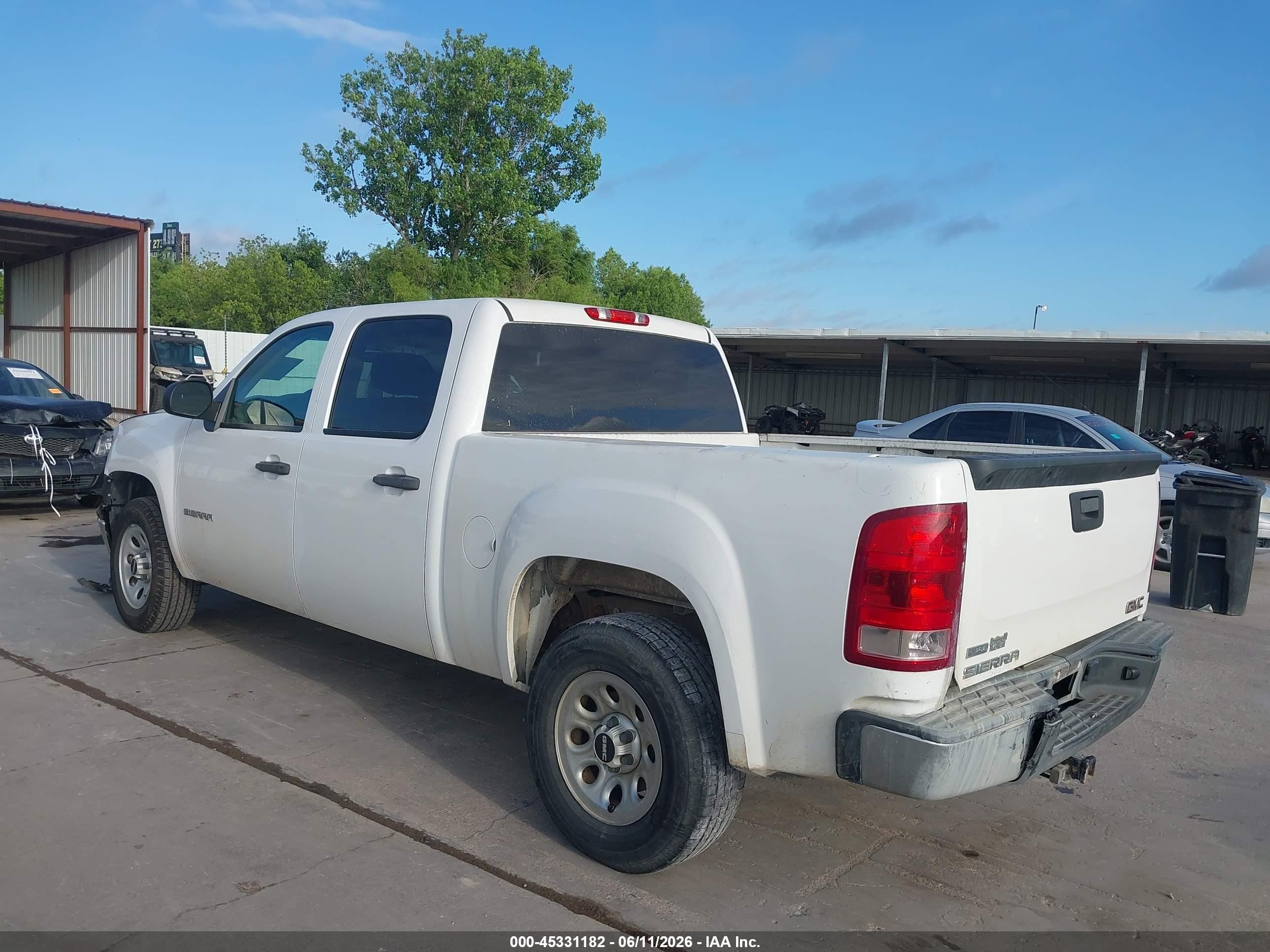 2012 Gmc Sierra 1500 Work Truck White vin: 3GTP1TEA0CG161298