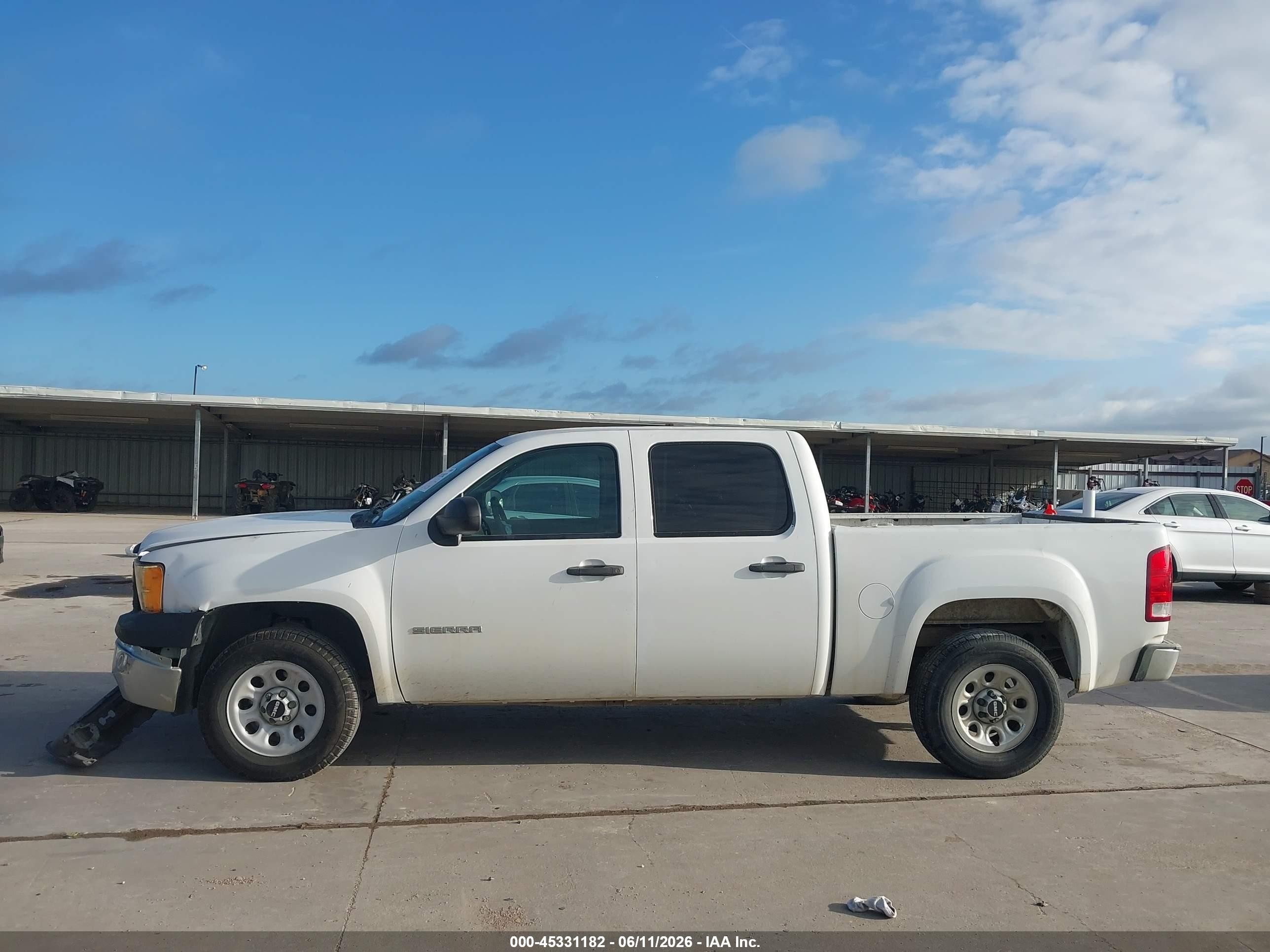 2012 Gmc Sierra 1500 Work Truck White vin: 3GTP1TEA0CG161298