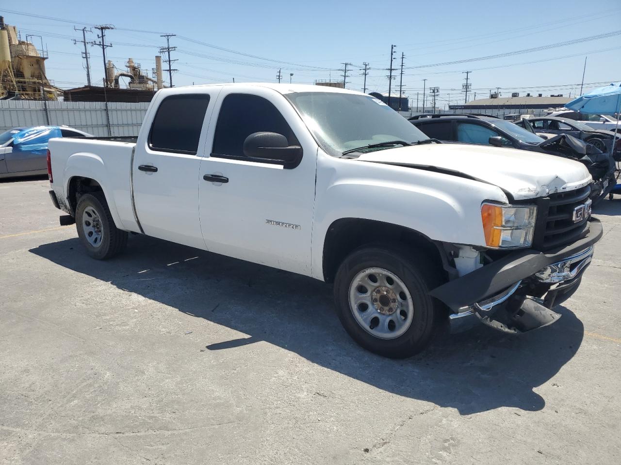 2012 Gmc Sierra C1500 White vin: 3GTP1TEA6CG218913
