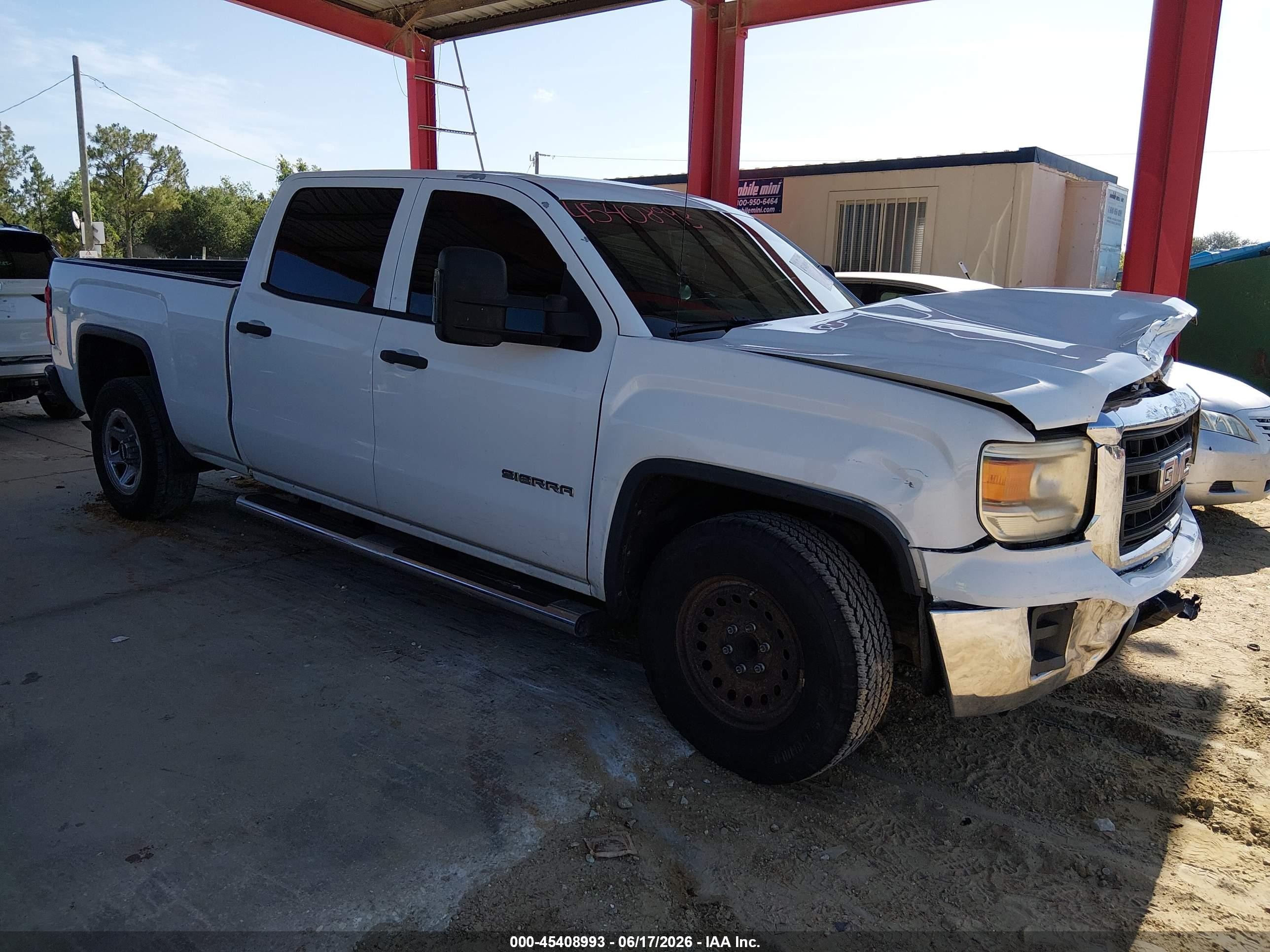 2014 Gmc Sierra 1500   White vin: 3GTP1TEC9EG137246