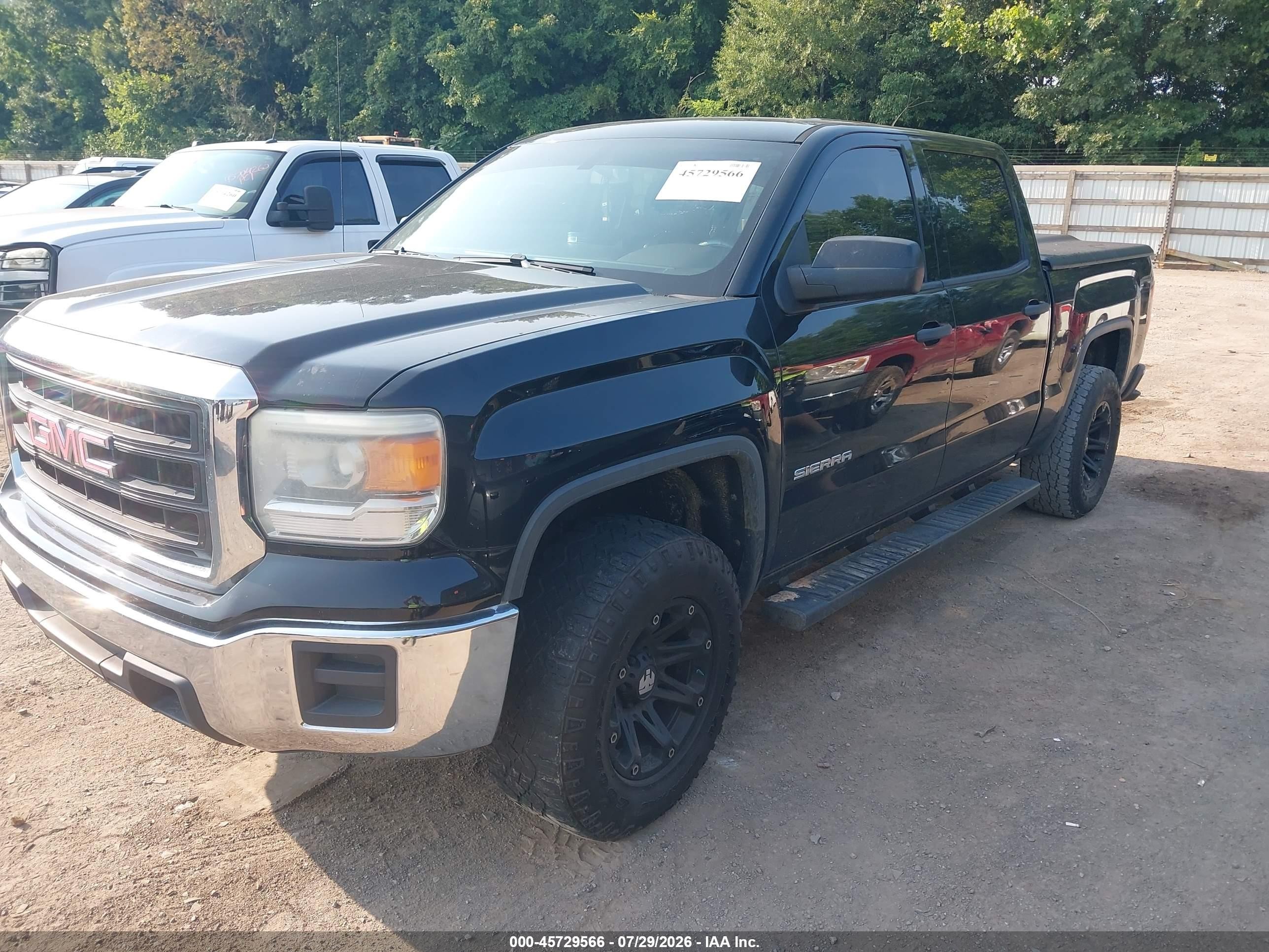 2014 Gmc Sierra 1500   Черный vin: 3GTP1TEH1EG271356