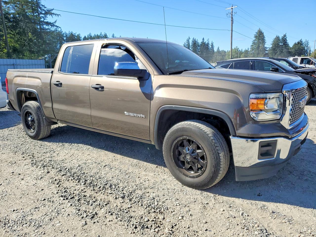 2015 Gmc Sierra C1500 Коричневый vin: 3GTP1TEH5FG163985