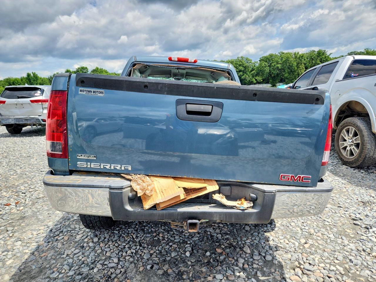 2012 Gmc Sierra C1500 Sl Blue vin: 3GTP1UEA0CG147150