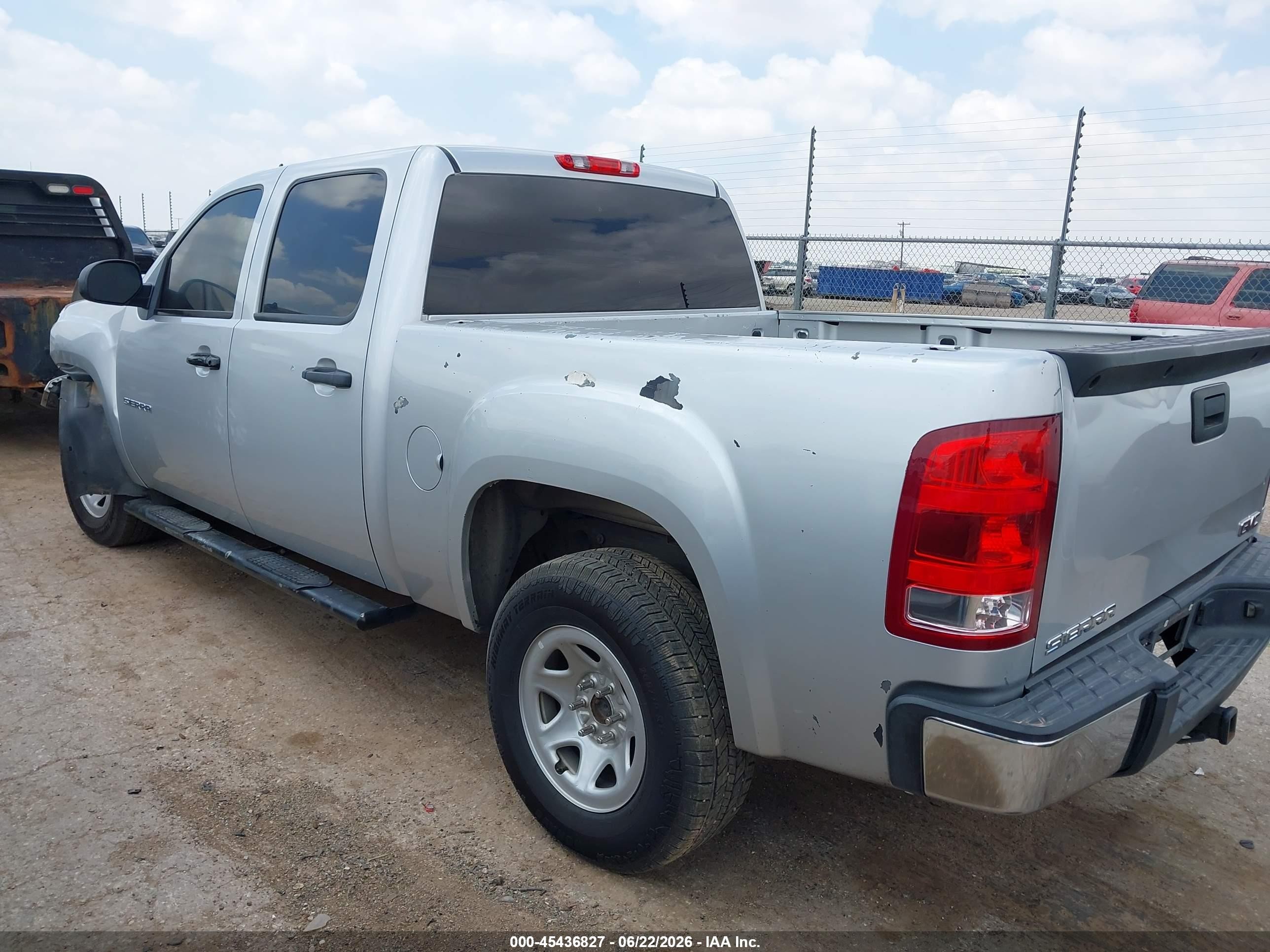 2012 Gmc Sierra 1500 Sl Silver vin: 3GTP1UEA6CG184932