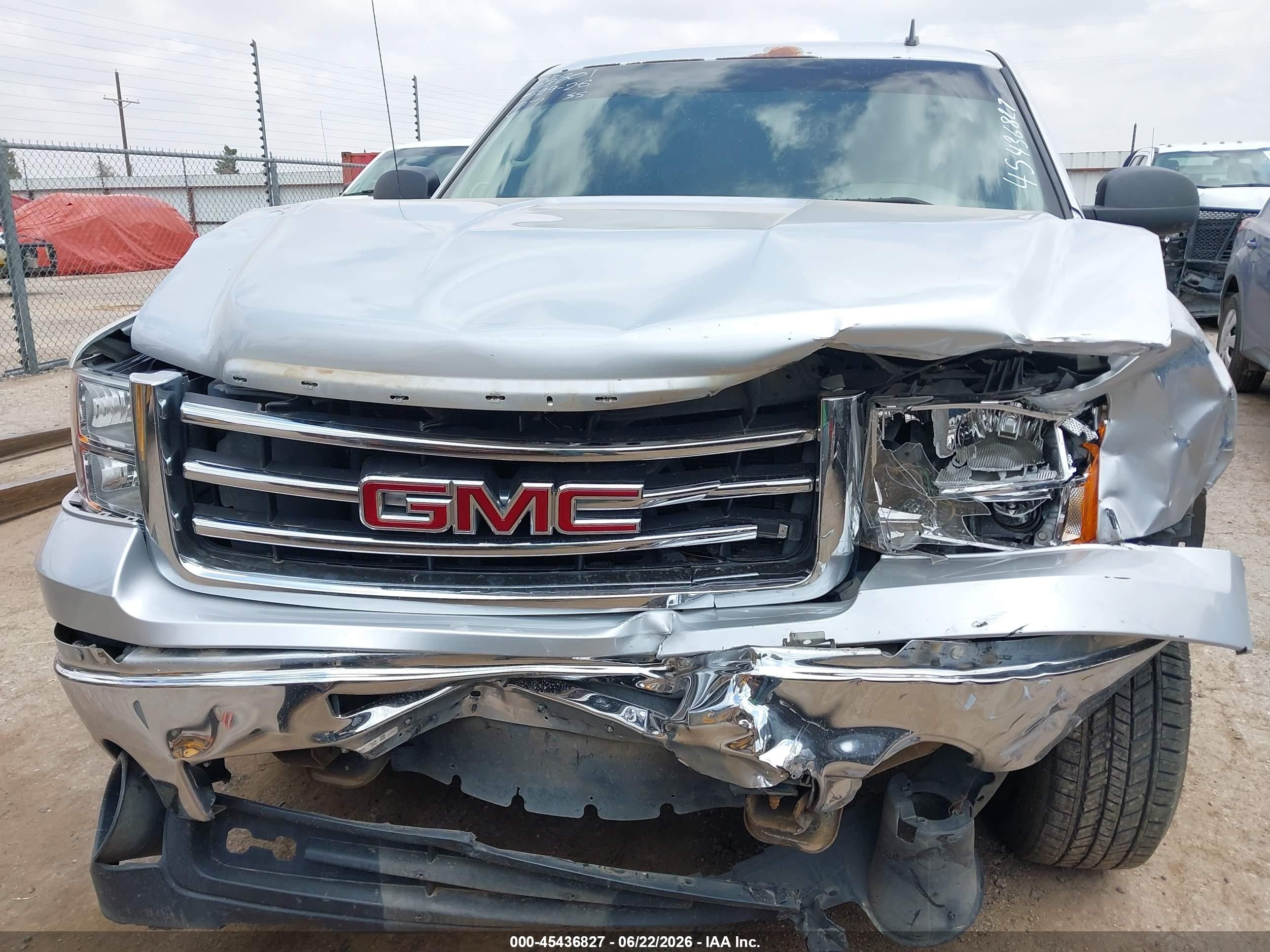 2012 Gmc Sierra 1500 Sl Silver vin: 3GTP1UEA6CG184932