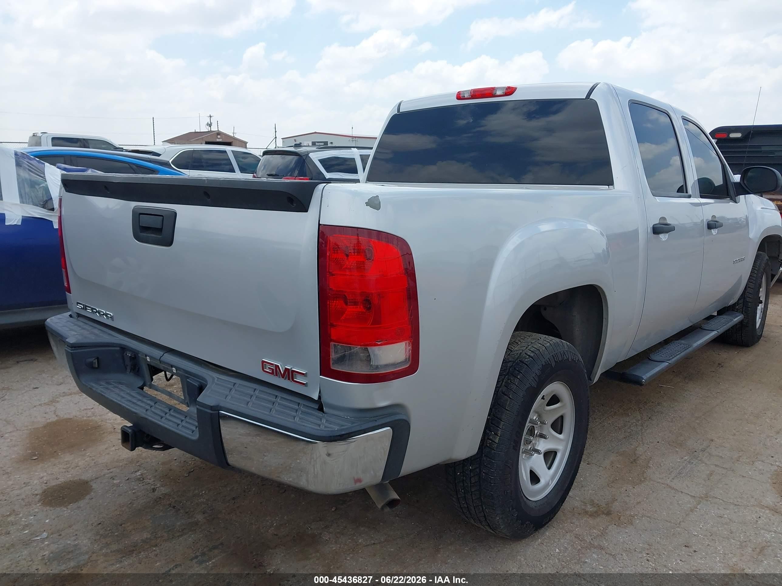 2012 Gmc Sierra 1500 Sl Silver vin: 3GTP1UEA6CG184932