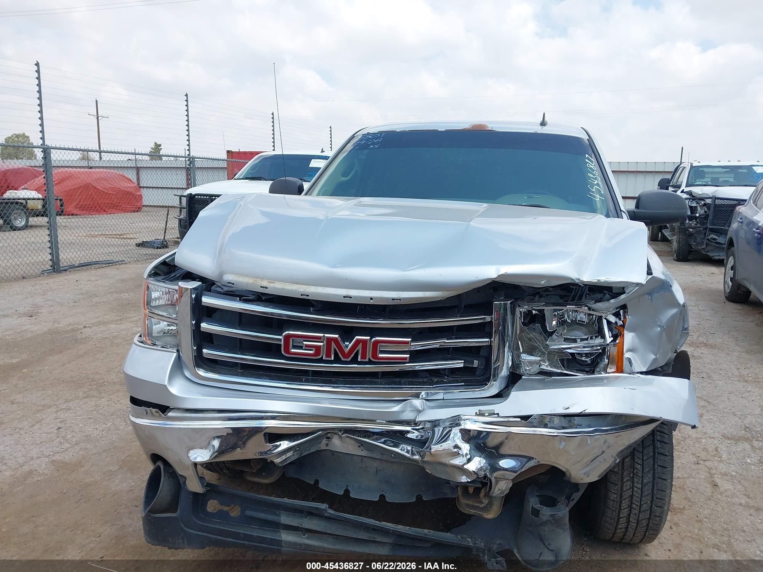 2012 Gmc Sierra 1500 Sl Silver vin: 3GTP1UEA6CG184932