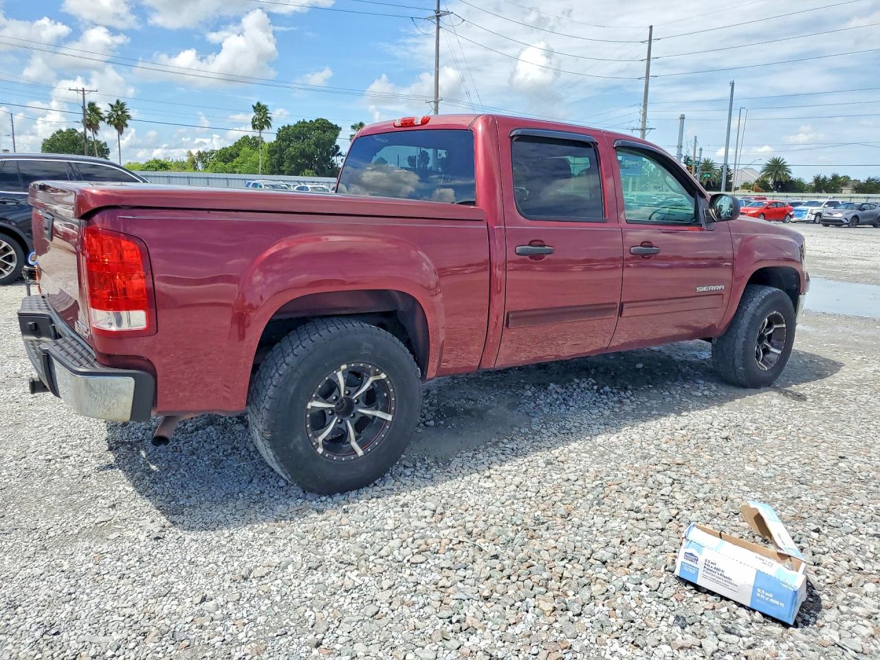 2013 Gmc Sierra C1500 Sl Бордовый vin: 3GTP1UEA6DG172670