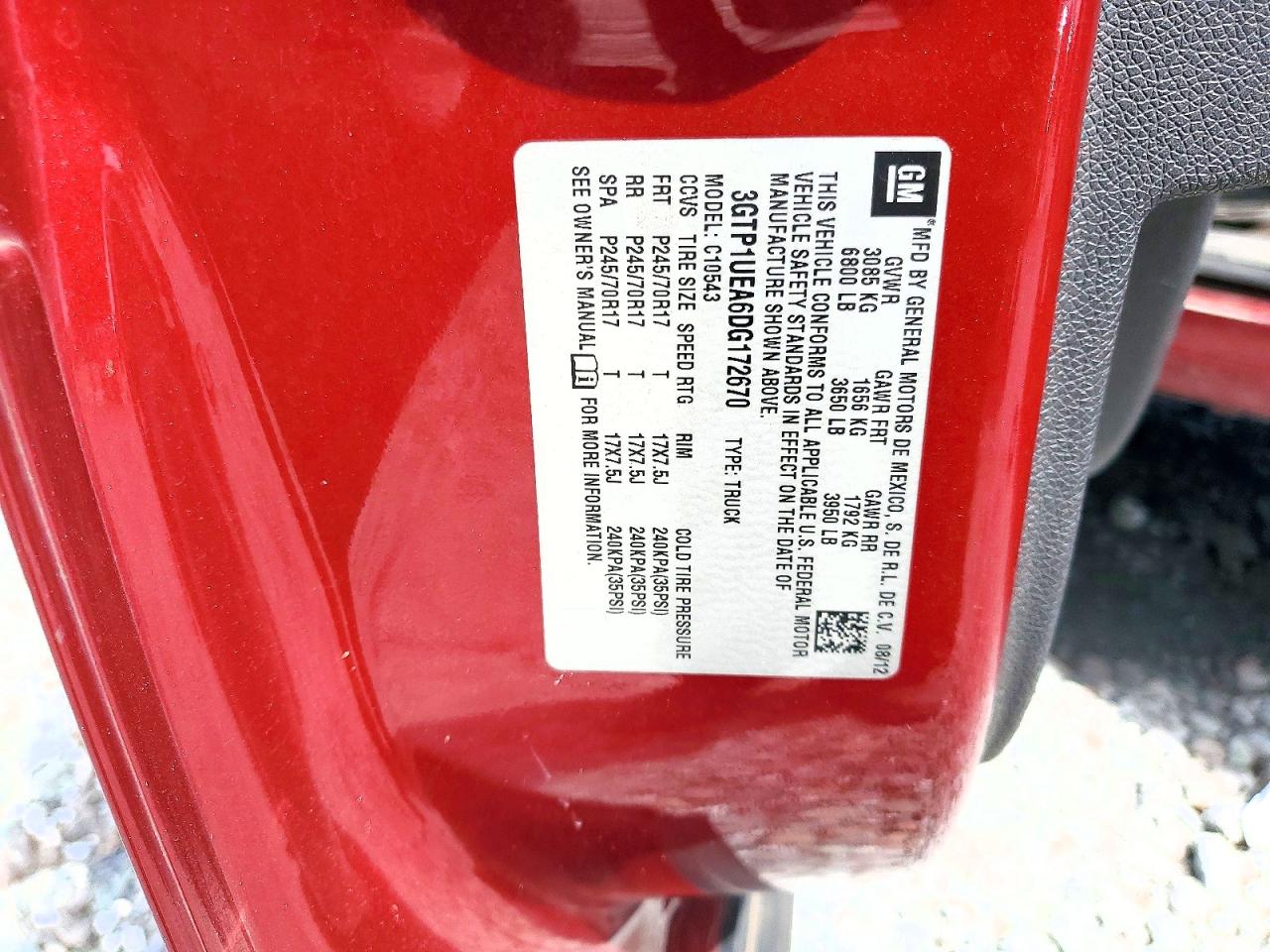 2013 Gmc Sierra C1500 Sl Бордовый vin: 3GTP1UEA6DG172670