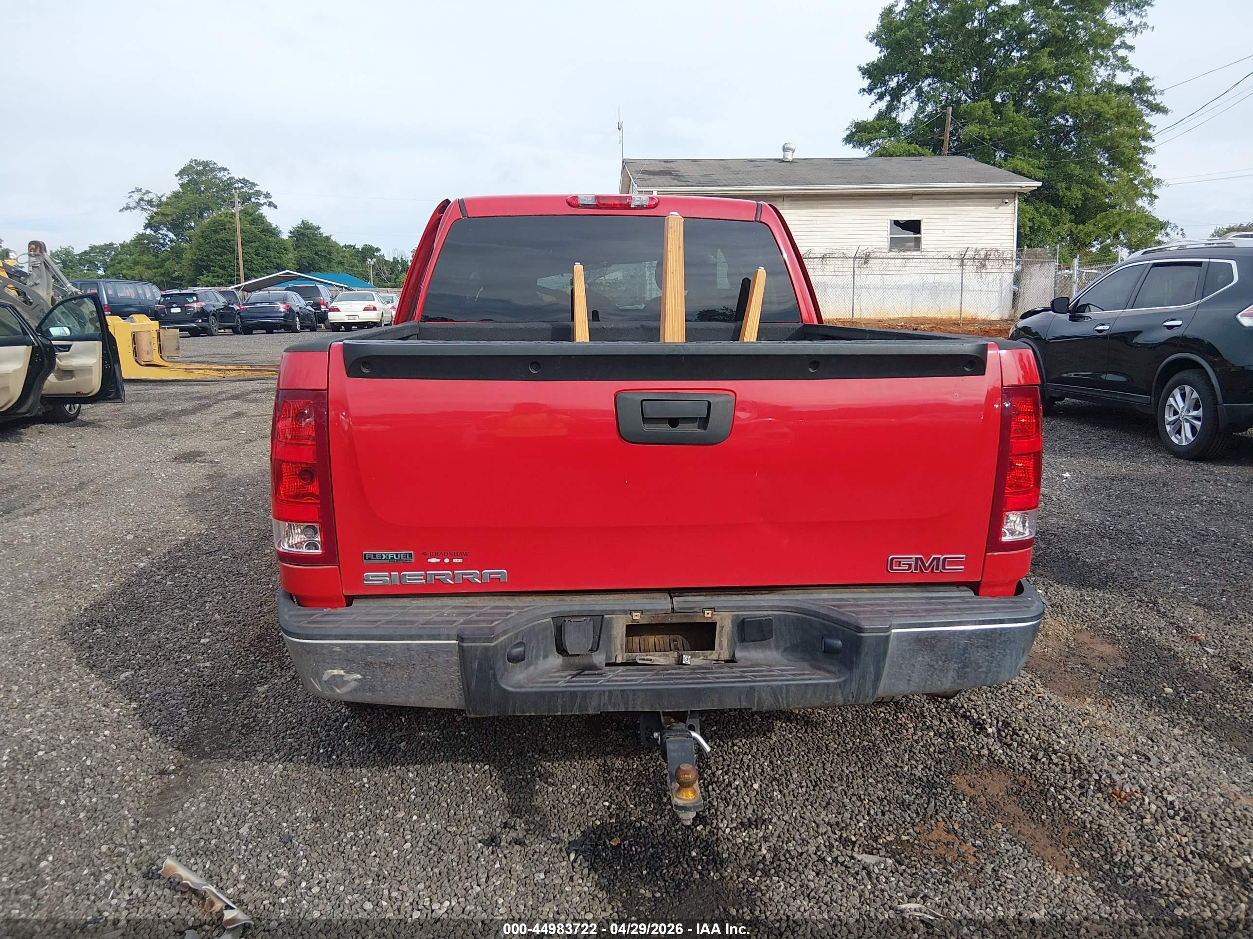 2011 Gmc Sierra 1500 Sl Red vin: 3GTP1UEA9BG245902