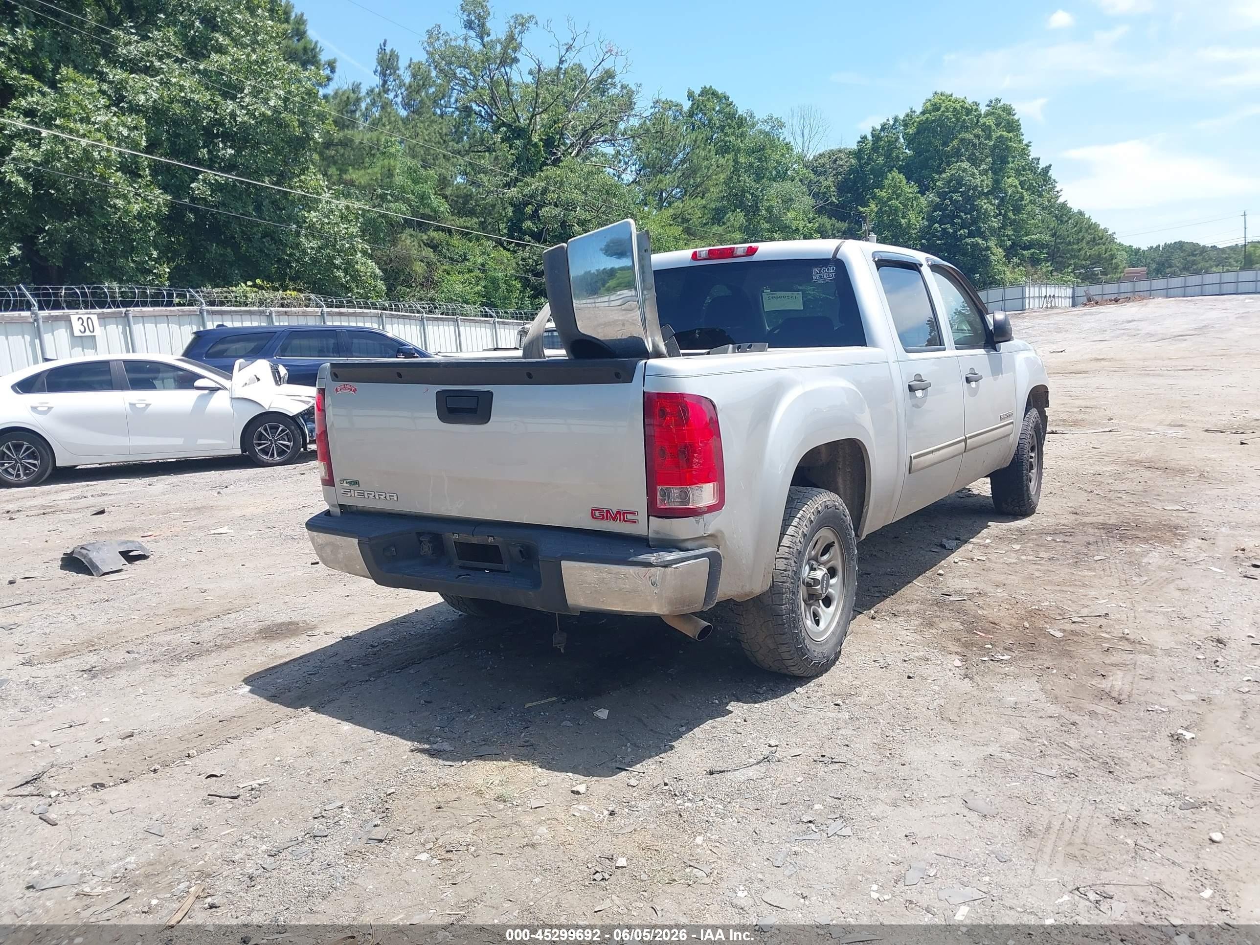2011 Gmc Sierra 1500 Sl Gray vin: 3GTP1UEAXBG379690