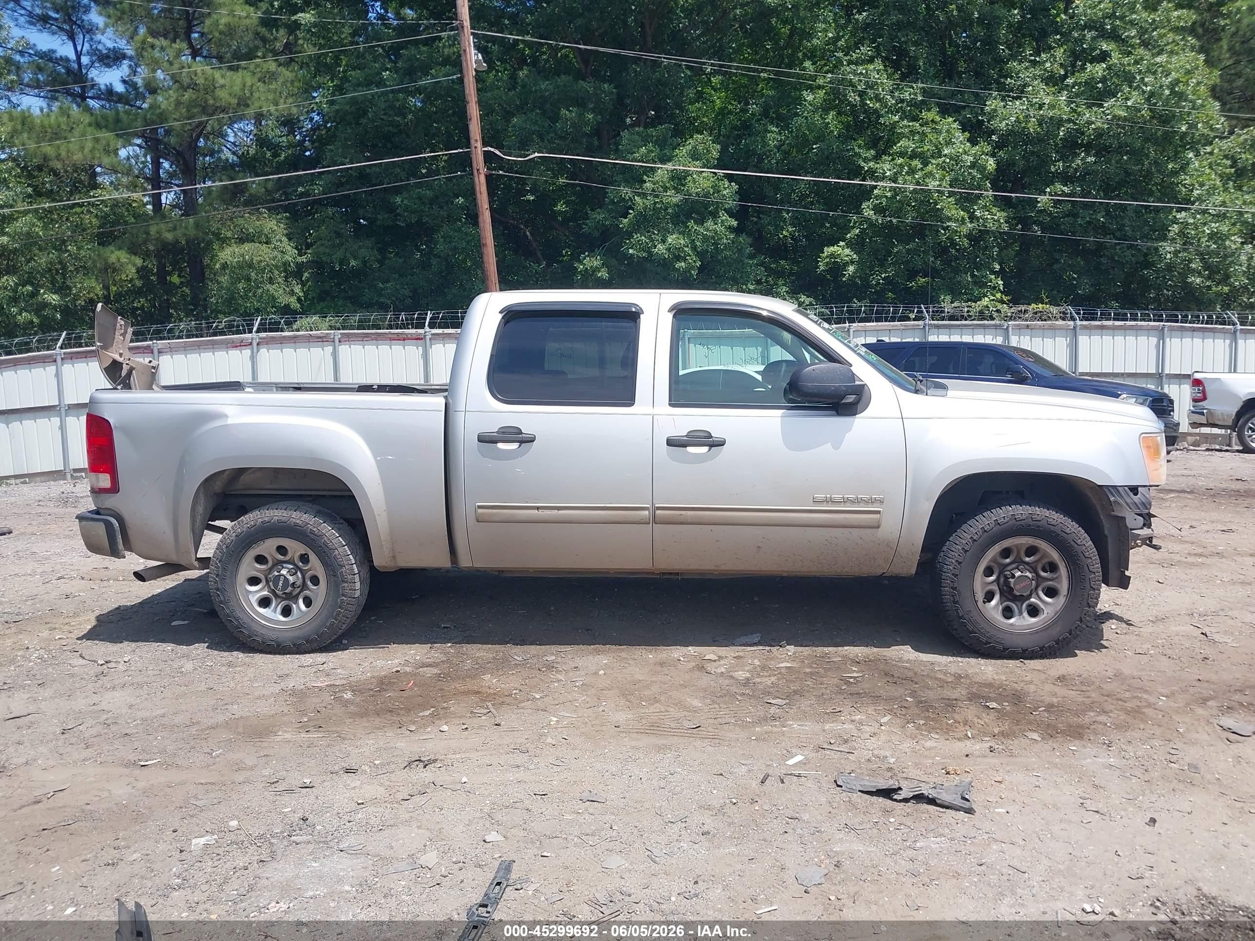 2011 Gmc Sierra 1500 Sl Gray vin: 3GTP1UEAXBG379690
