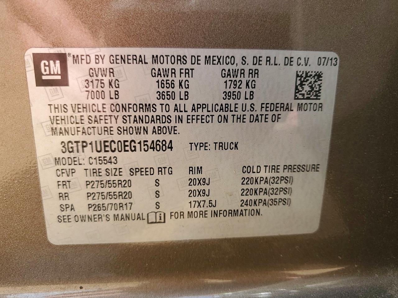 2014 Gmc Sierra C1500 Sle Tan vin: 3GTP1UEC0EG154684