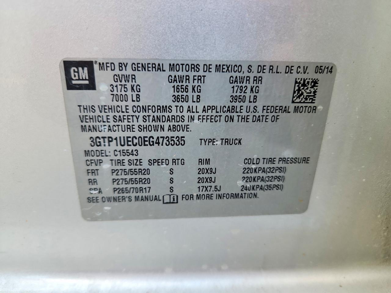 2014 Gmc Sierra C1500 Sle Silver vin: 3GTP1UEC0EG473535