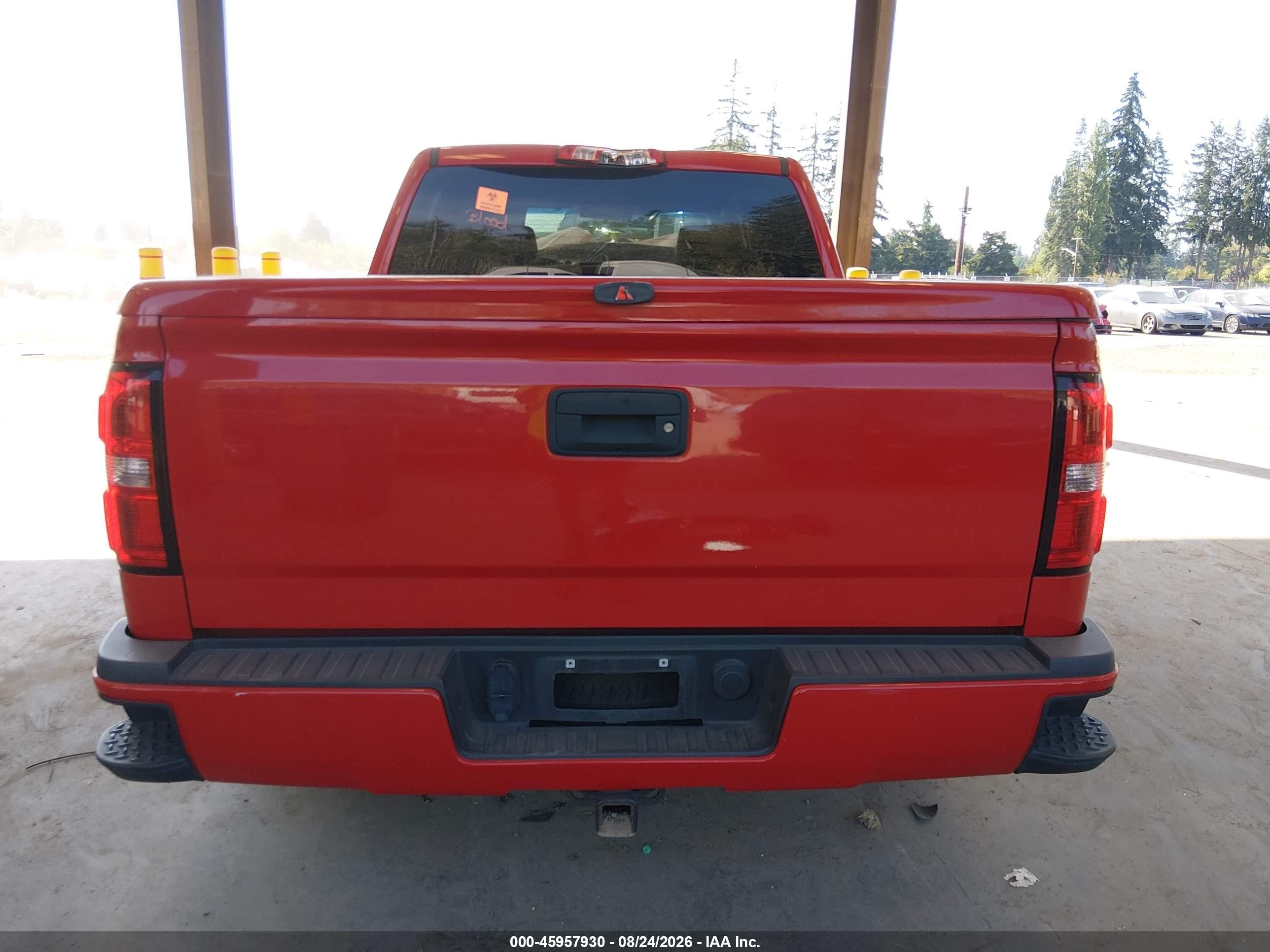 2015 Gmc Sierra 1500 Sle Красный vin: 3GTP1UEC0FG225495