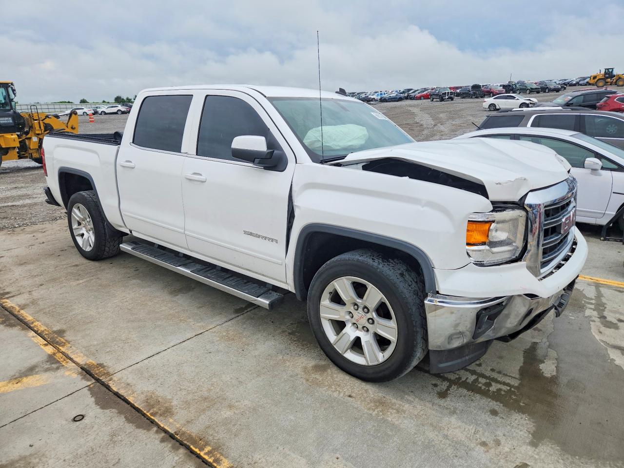 2014 Gmc Sierra C1500 Sle White vin: 3GTP1UEC1EG161059