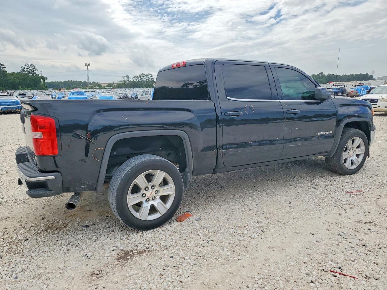 2015 Gmc Sierra C1500 Sle Black vin: 3GTP1UEC3FG110499
