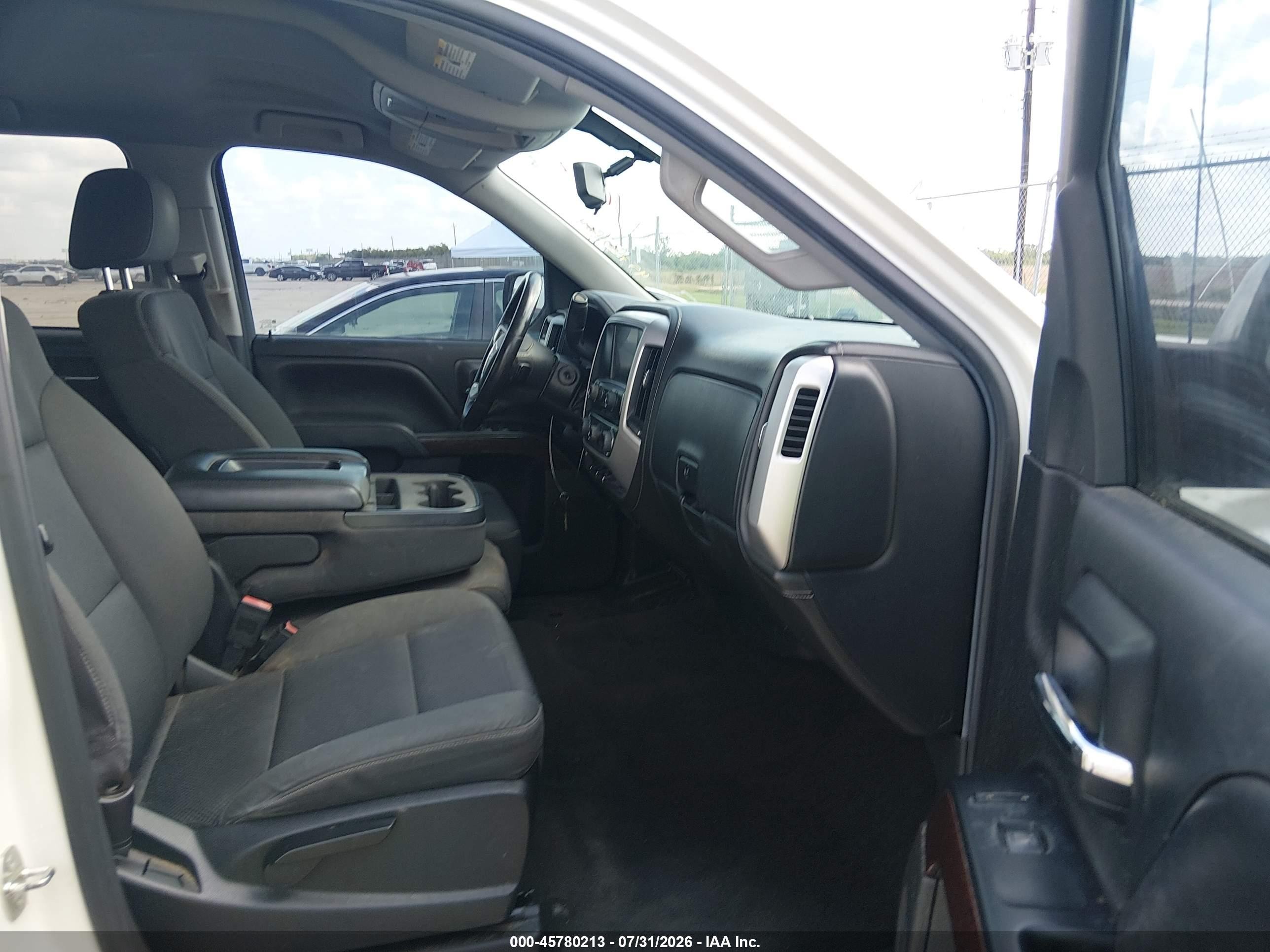 2015 Gmc Sierra 1500 Sle White vin: 3GTP1UEC3FG263853