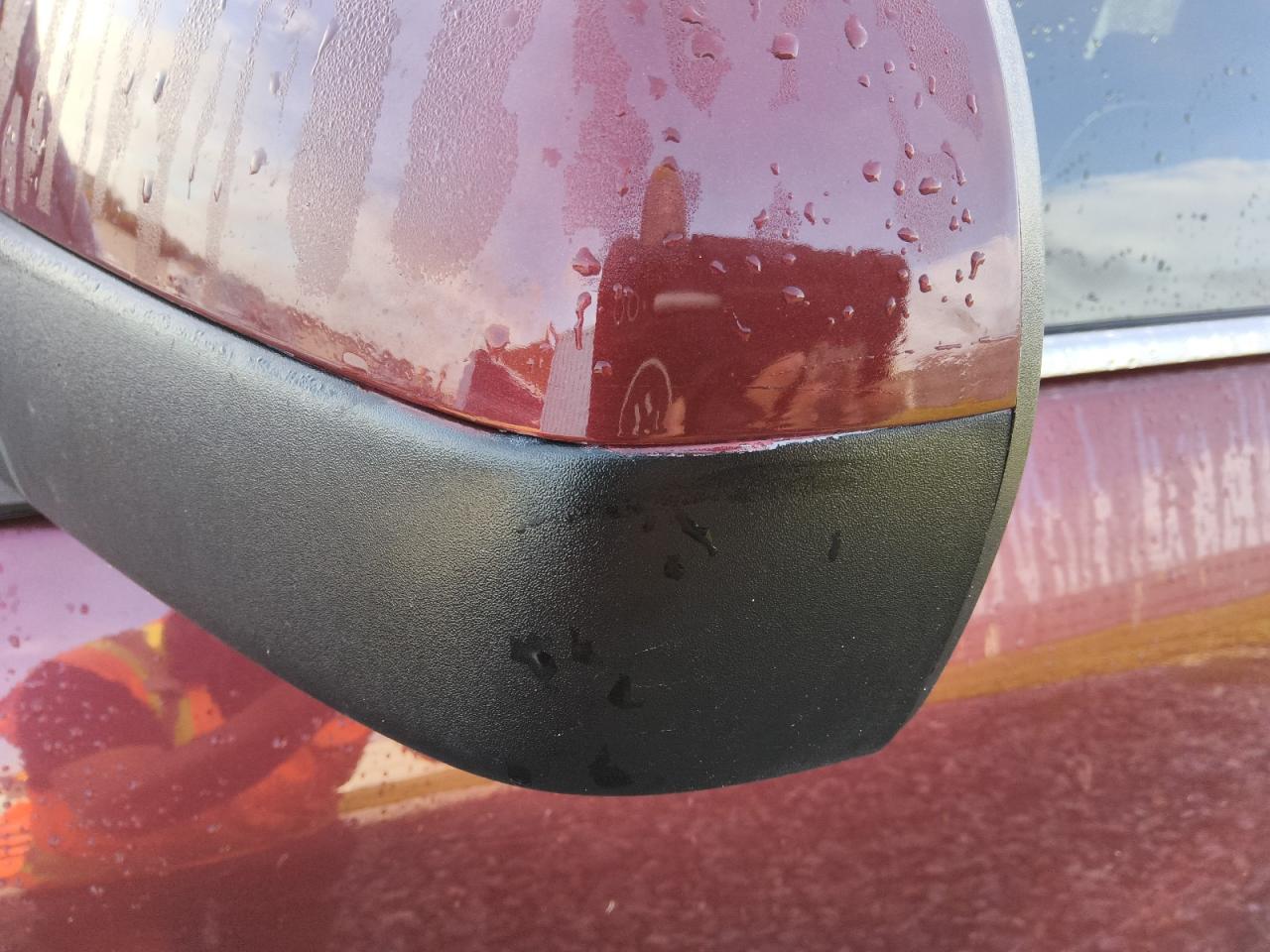2015 Gmc Sierra C1500 Sle Red vin: 3GTP1UEC3FG296237 Damage: Lf Mirror Cover, Heavy Scratch, 3 To 4 Inches