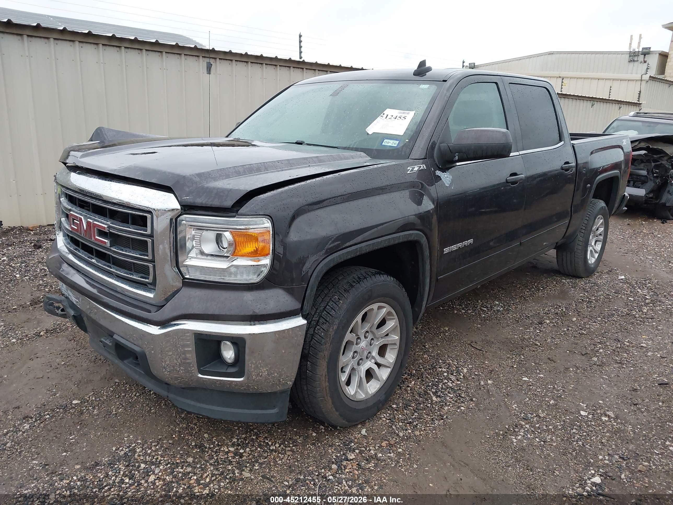 2015 Gmc Sierra 1500 Sle Gray vin: 3GTP1UEC3FG515052